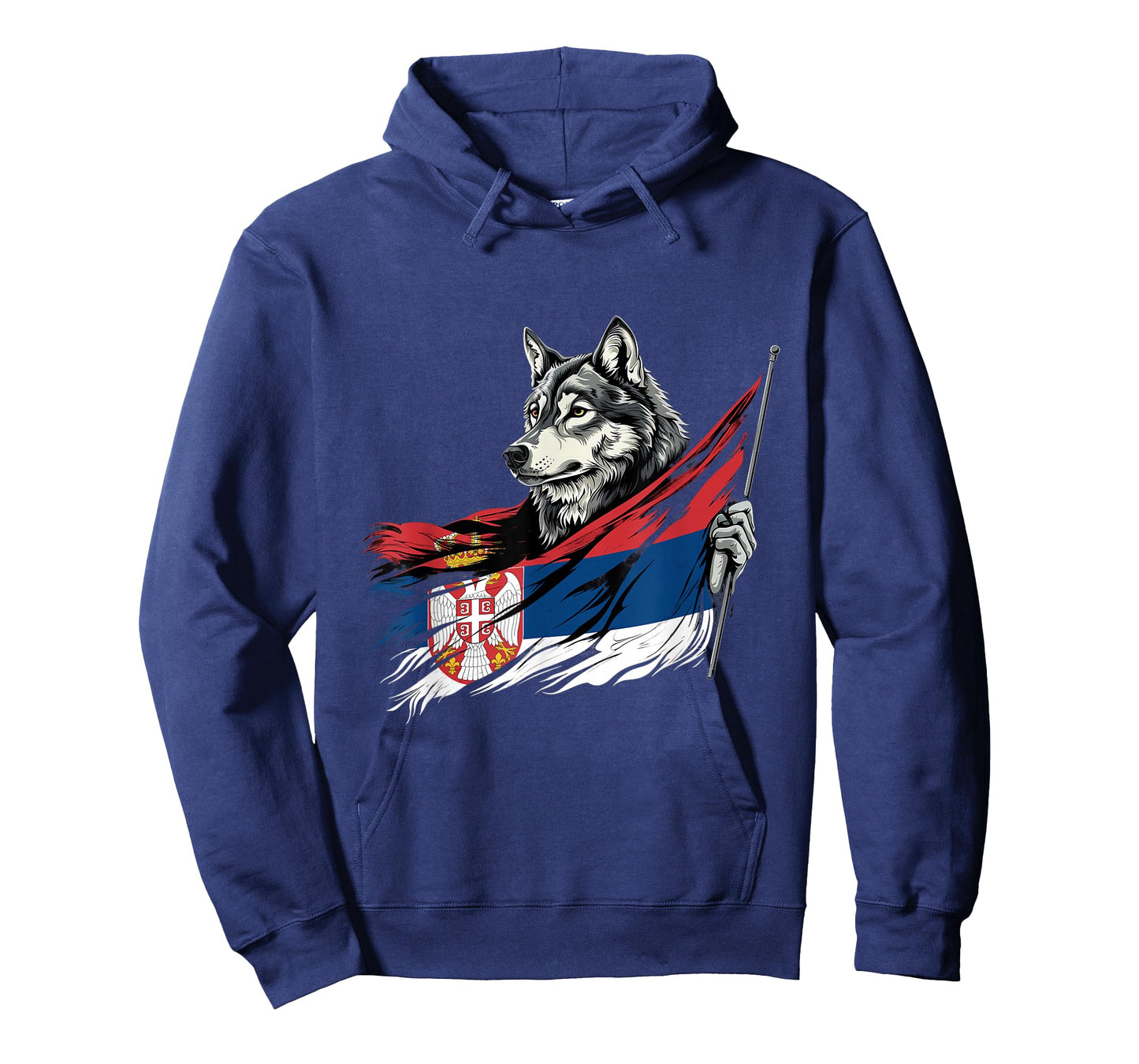 Serbia Flag Serbian Pride Serbian Roots Wolf Heart Srbija T-Shirt