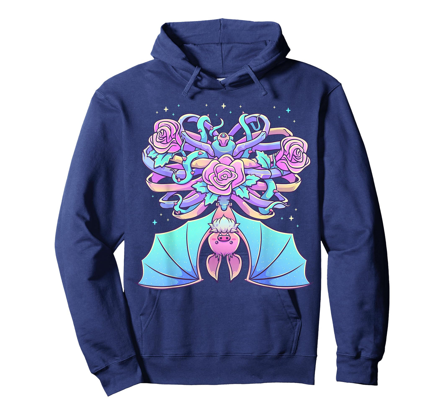 Kawaii Pastel Goth Cute Creepy Bat Skeleton Witchy Aesthetic T-Shirt