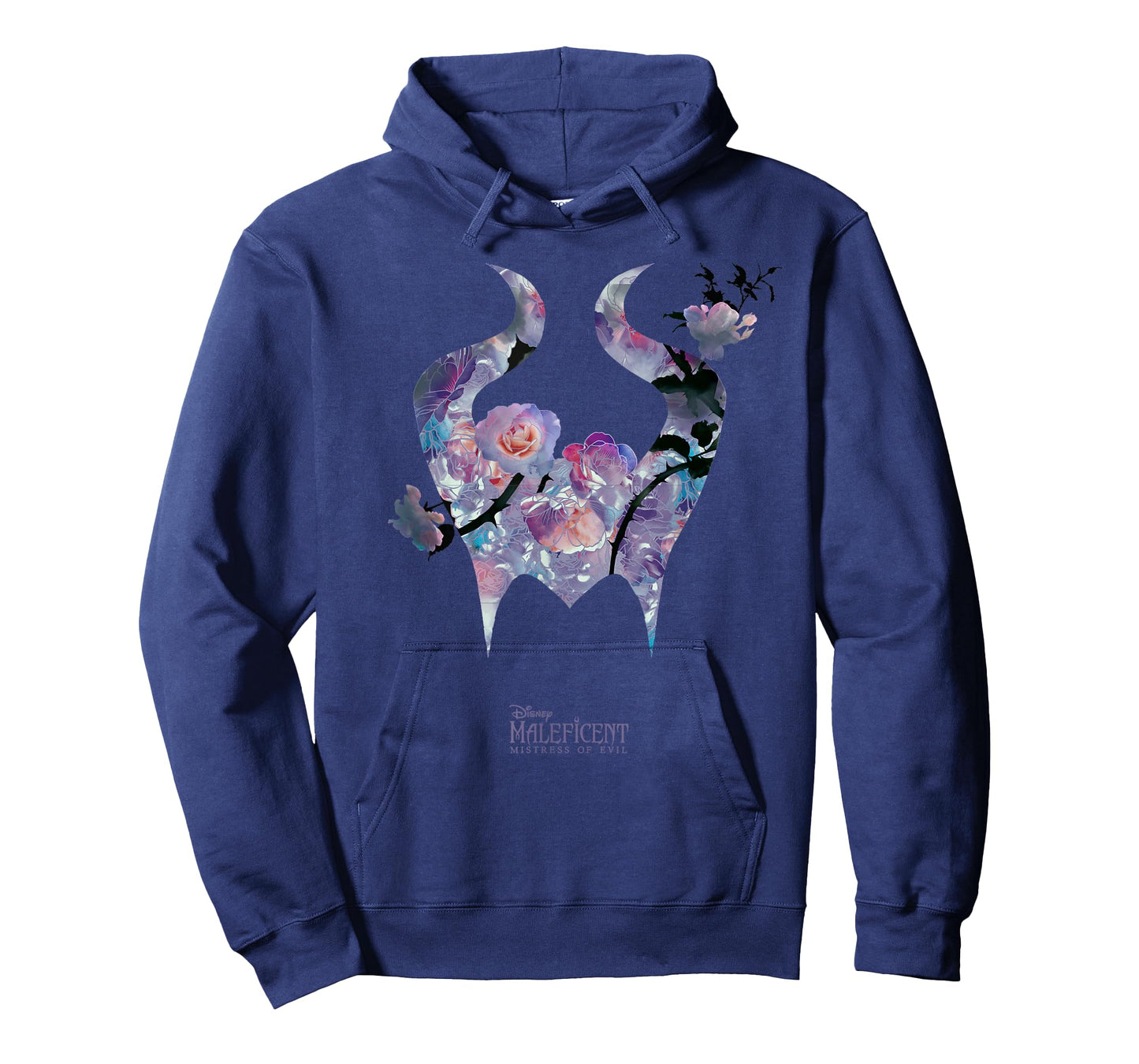 Disney Maleficent: Mistress of Evil Floral Horns T-Shirt Small