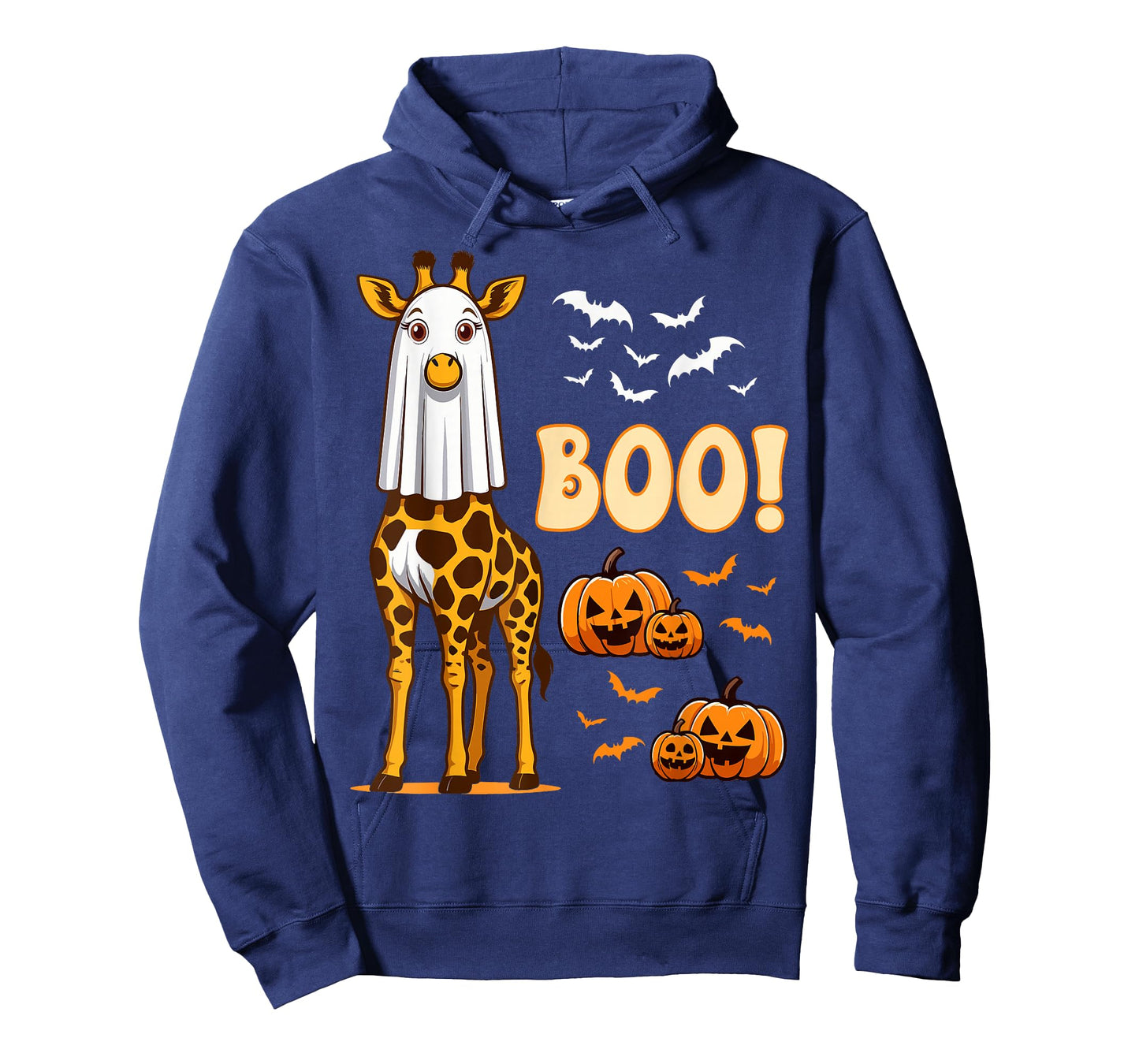 Giraffe Boo Ghost Costume Animal Funny Halloween Giraffe T-Shirt