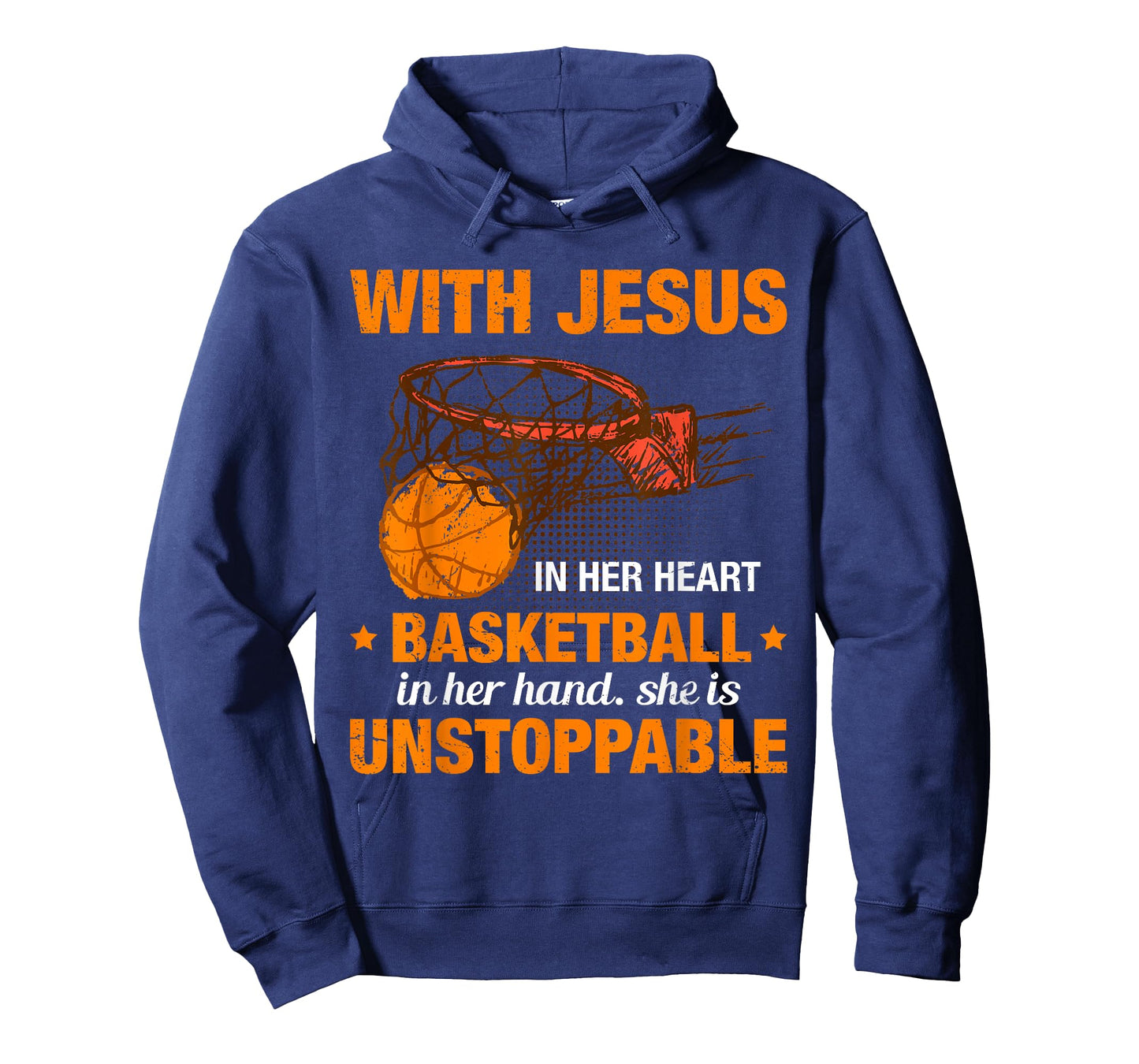 Christian Basketball Girl Religious Jesus Basketball Lover T-Shirt