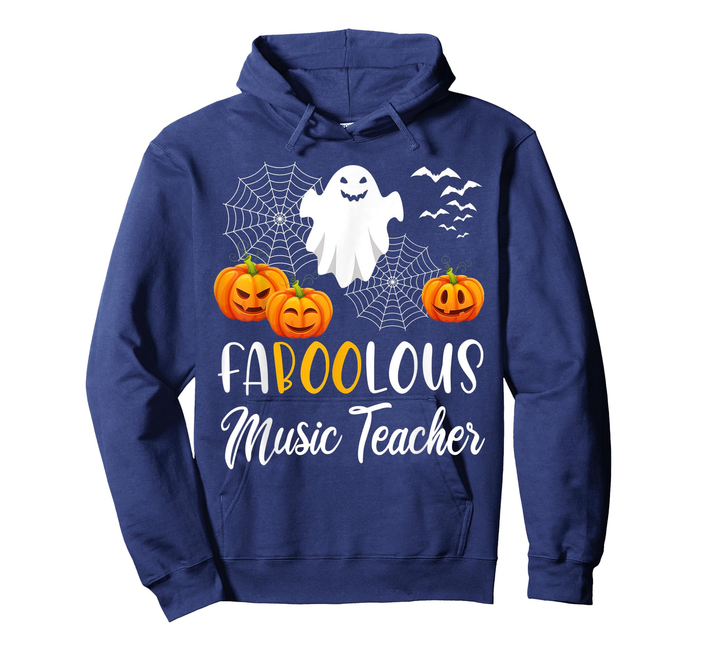 Faboolous Music Teacher Funny Pumpkin Boo Halloween Gift T-Shirt