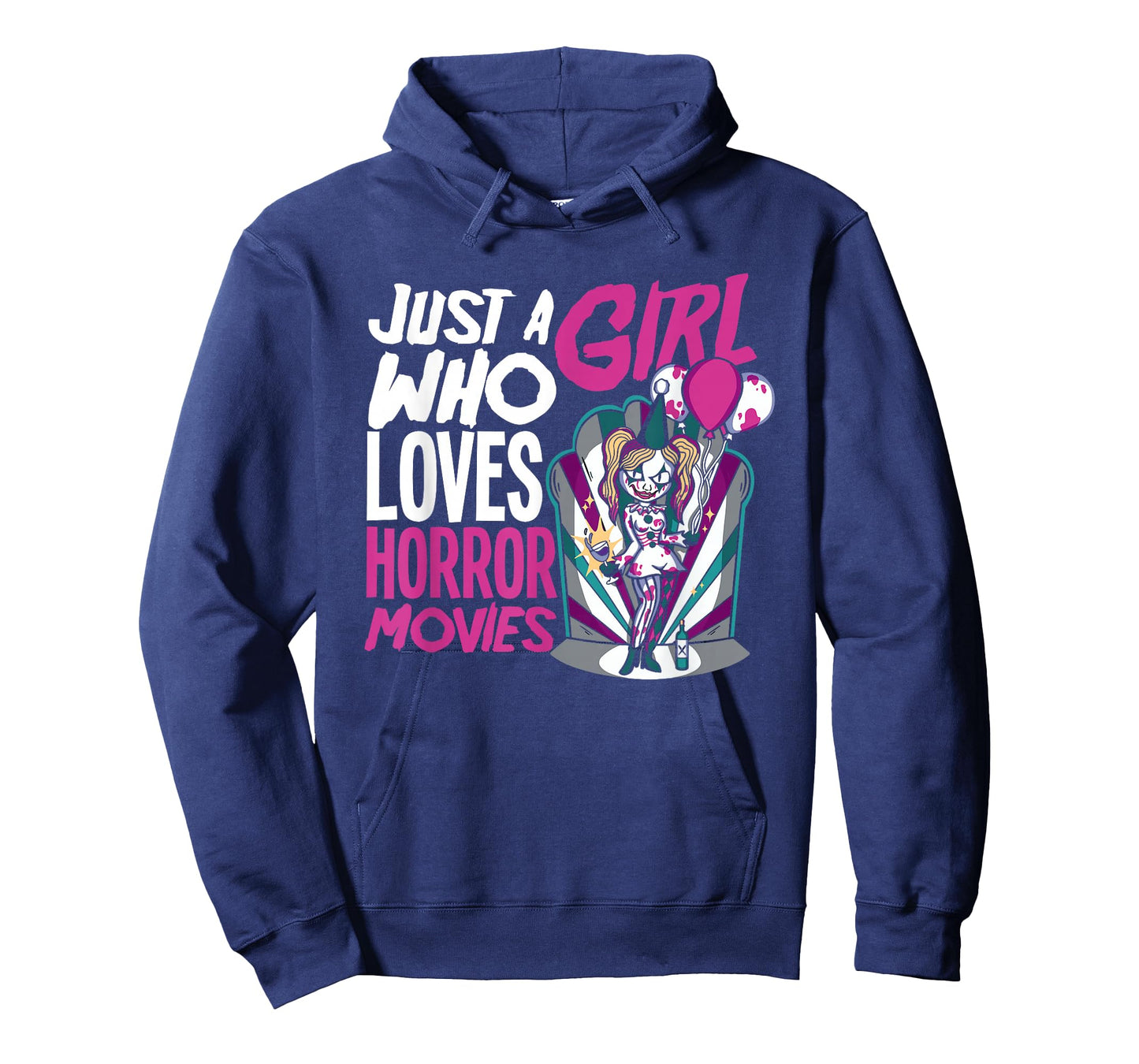 Just A Girl Who Loves Horror Movies Horror Movie Lover T-Shirt
