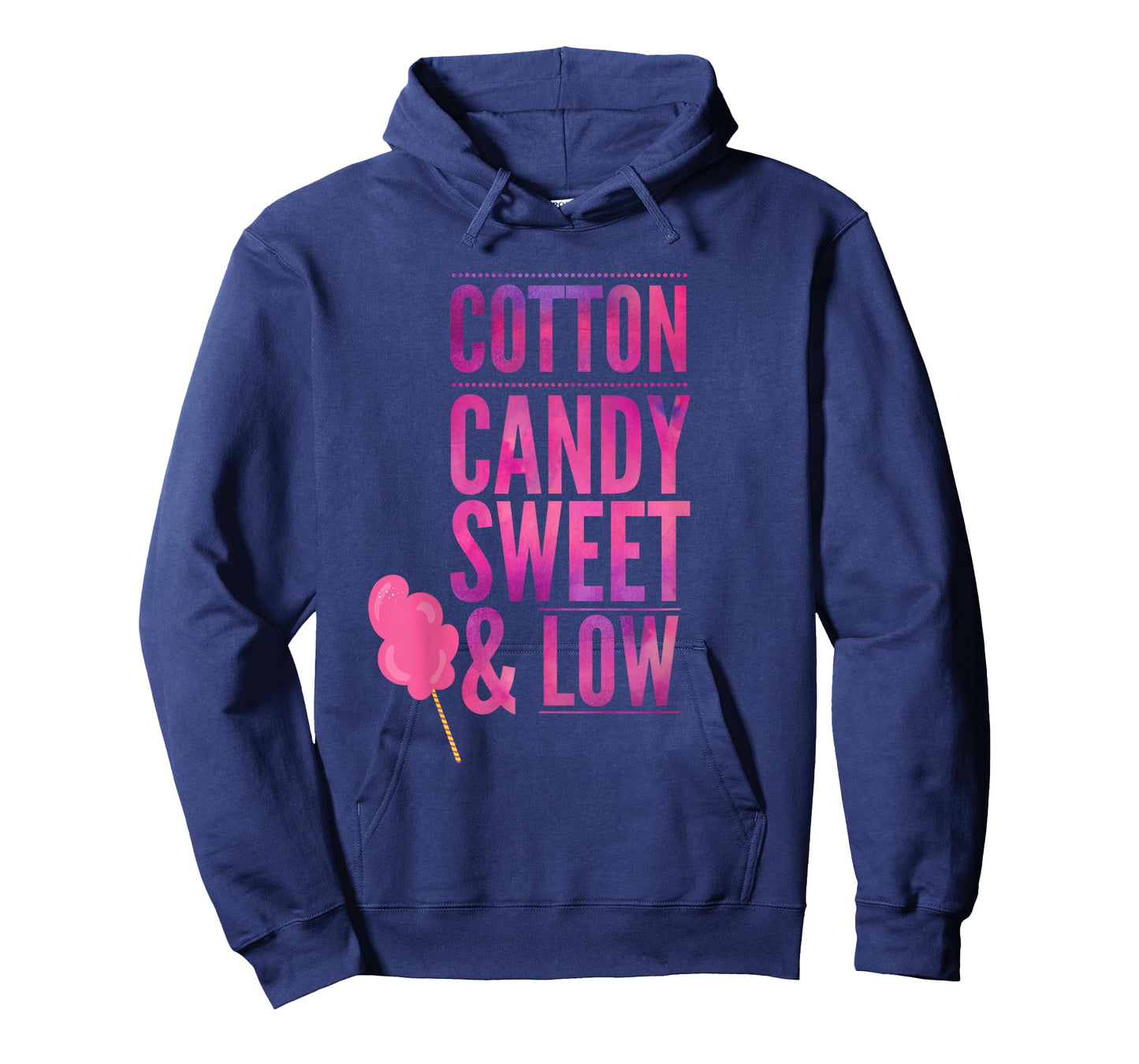 Funny Cotton Candy Sweet & Low T-Shirt Girls Gift Tee T-Shirt