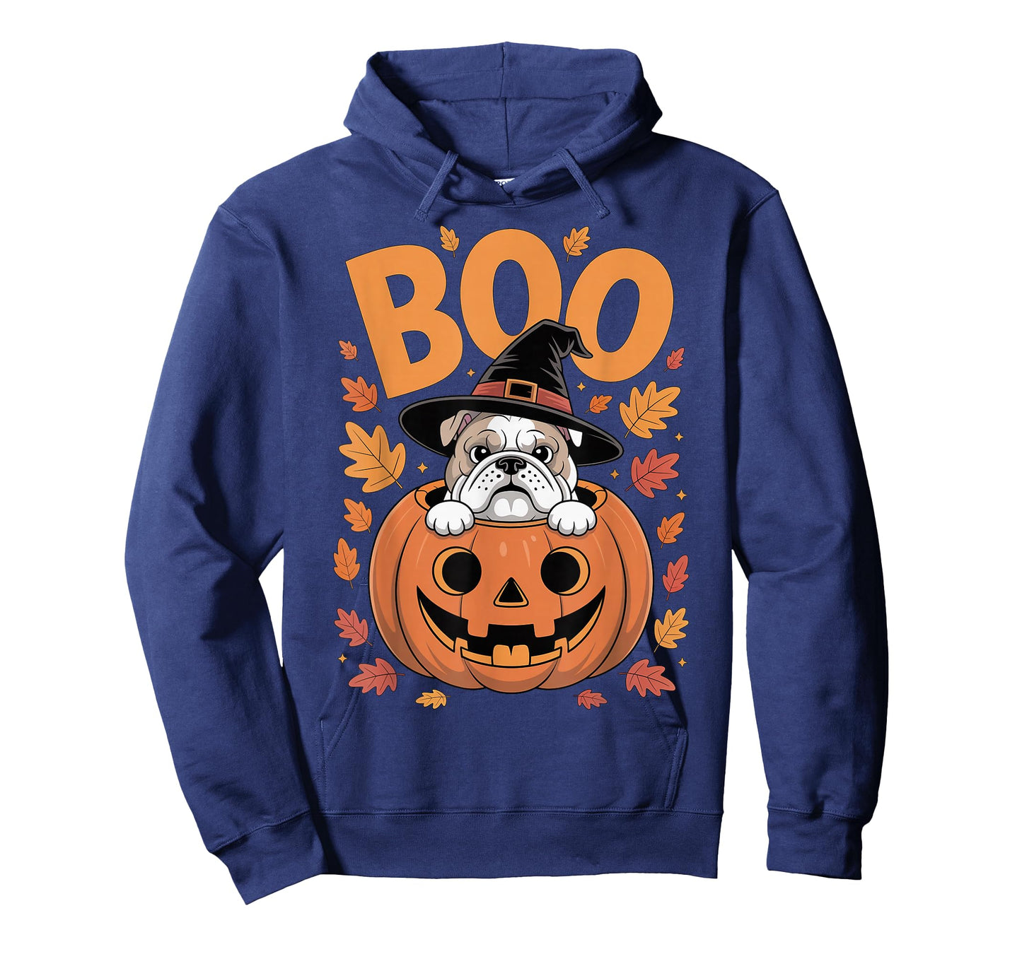 Bulldog Costume on Pumpkin Halloween Bulldog T-Shirt