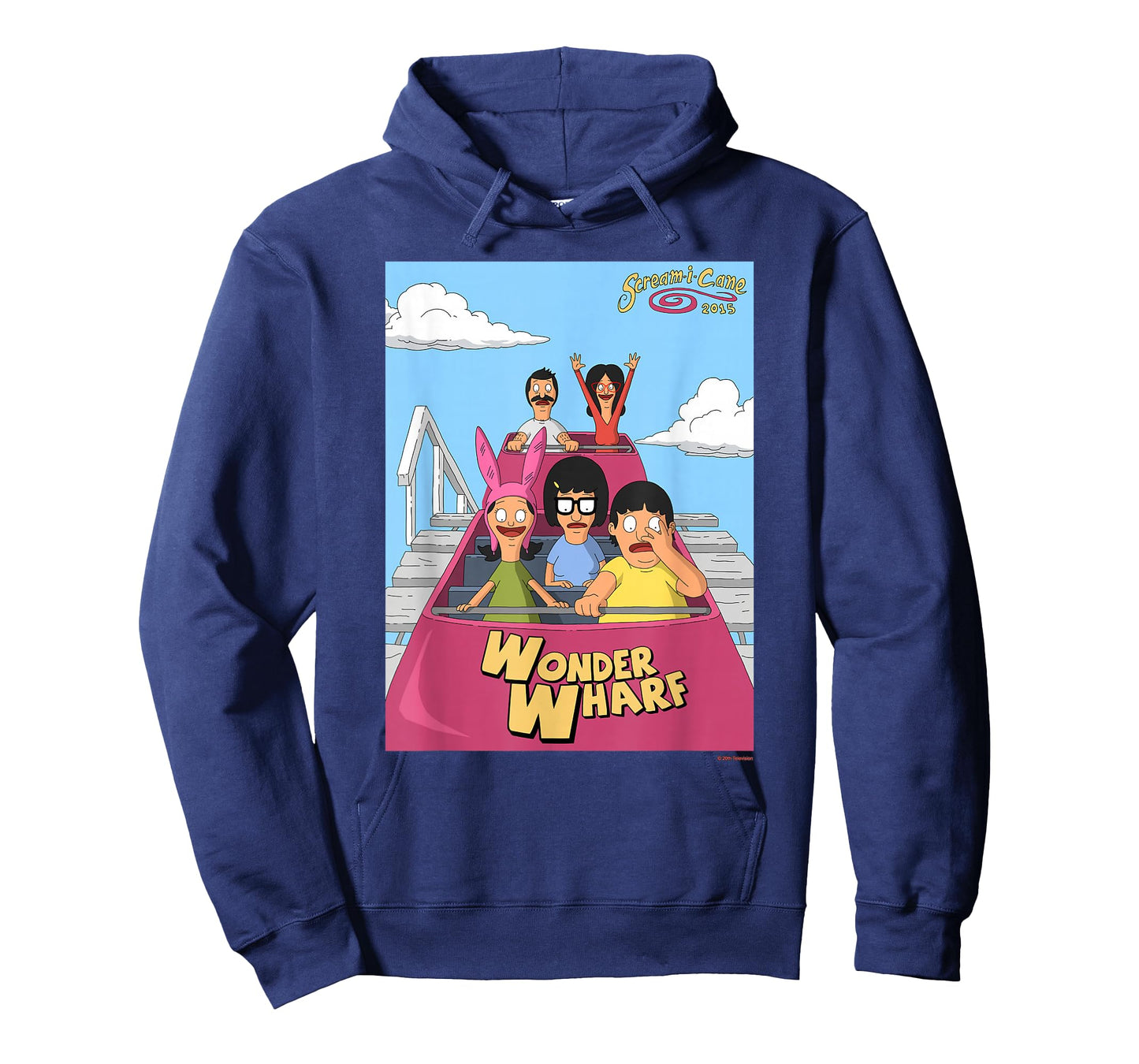 The Bob's Burgers Movie Wonder Wharf Roller Coaster T-Shirt