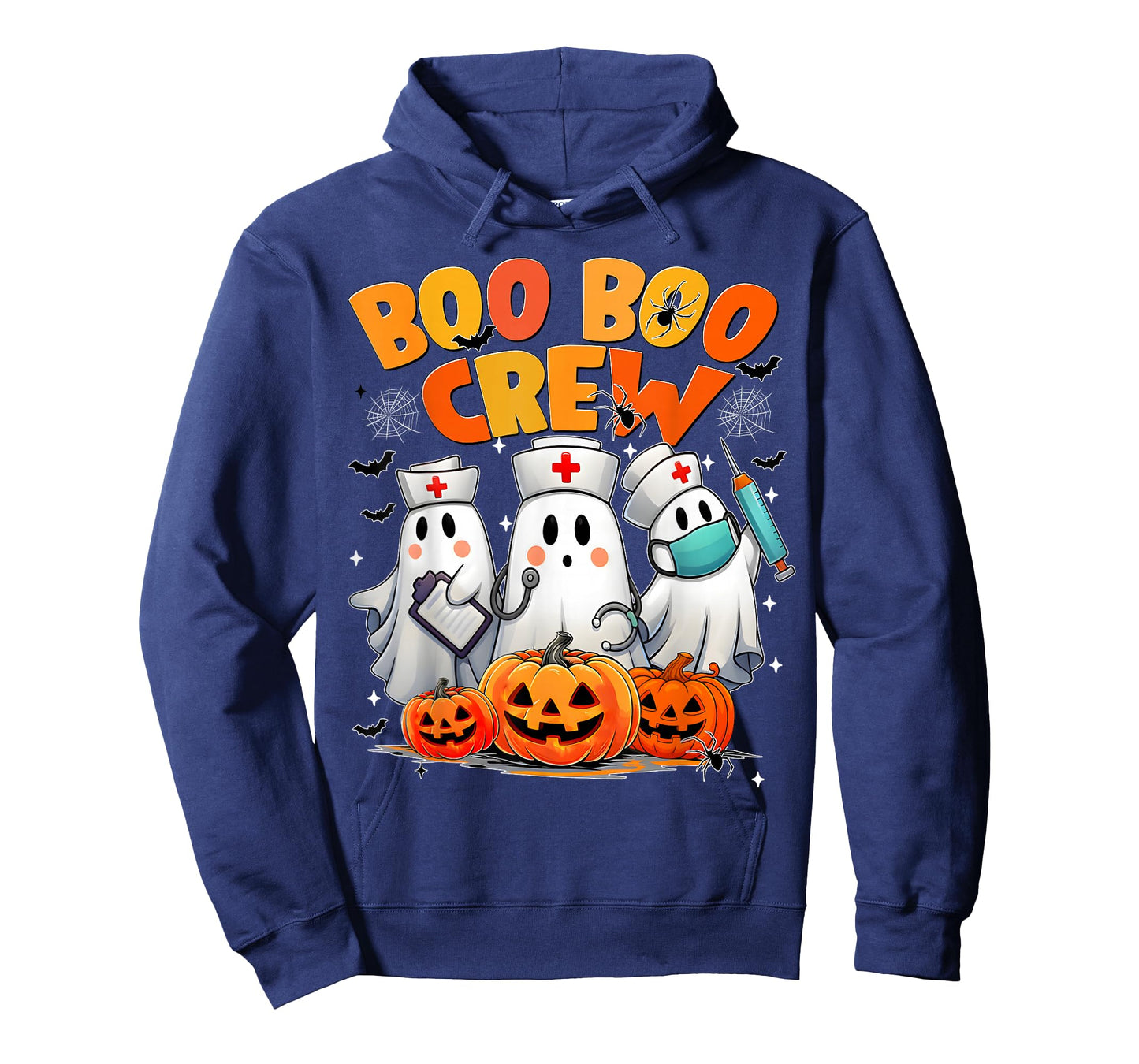 Boo Boo Crew Nurse Ghost Halloween Costumes Men Women T-Shirt