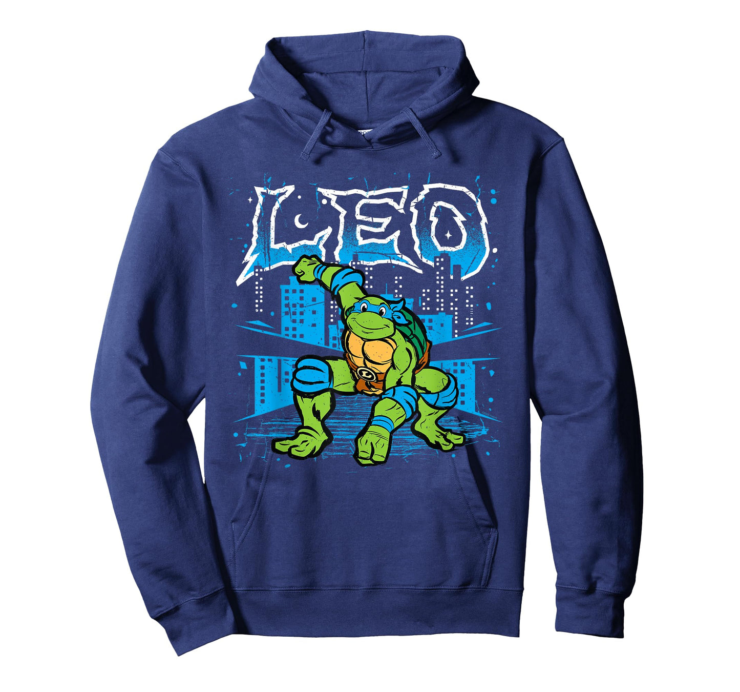 Teenage Mutant Ninja Turtles City Night Leo Cartoon T-Shirt