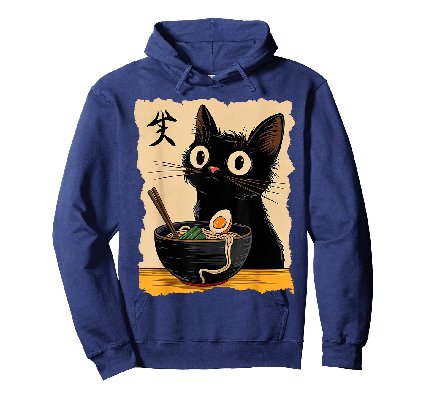 Black Cat Ramen Japanese Kawaii Anime Cat Ramen T-Shirt