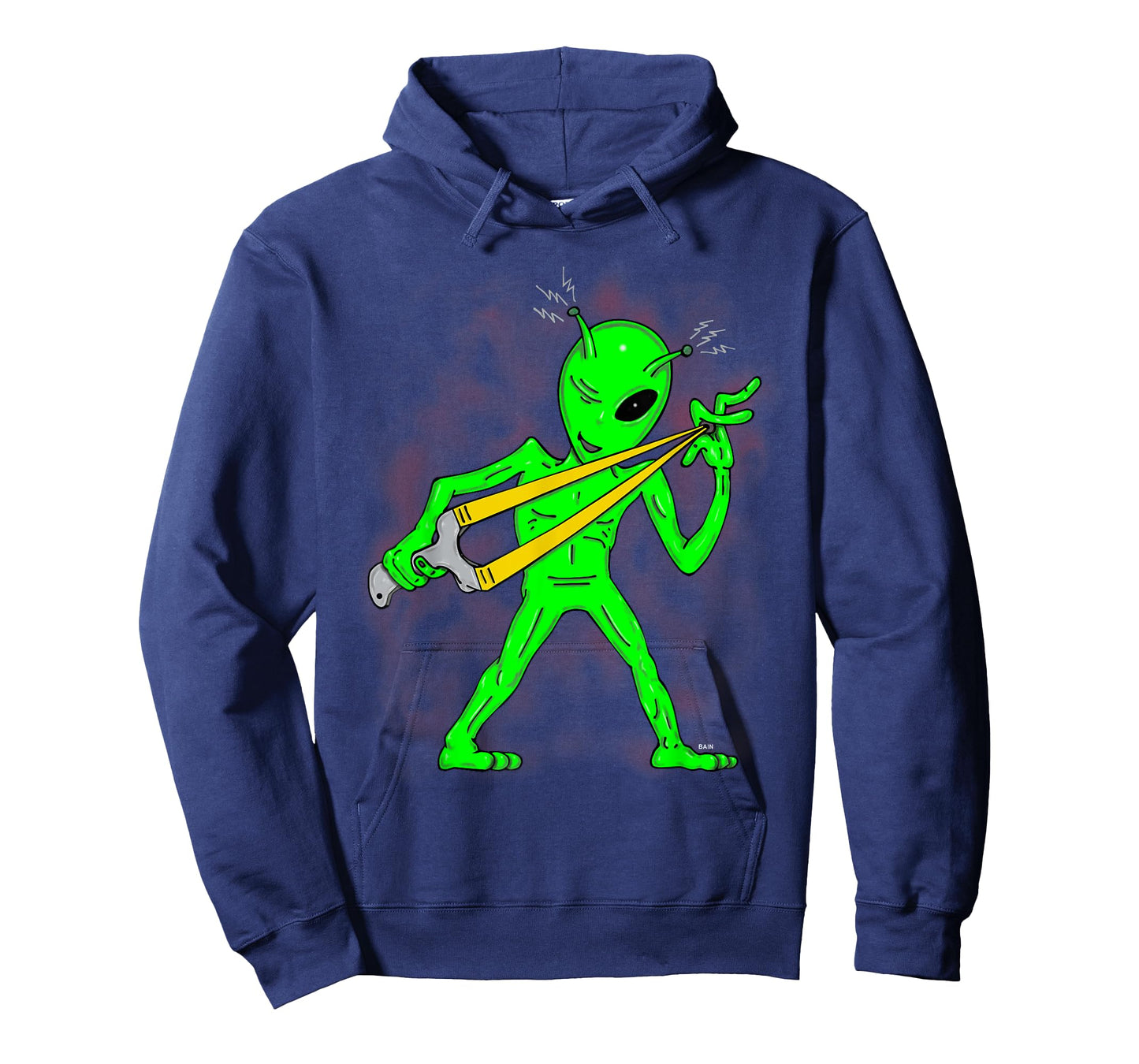 sling shot alien, sling shot lover, alien lover, catapult T-Shirt