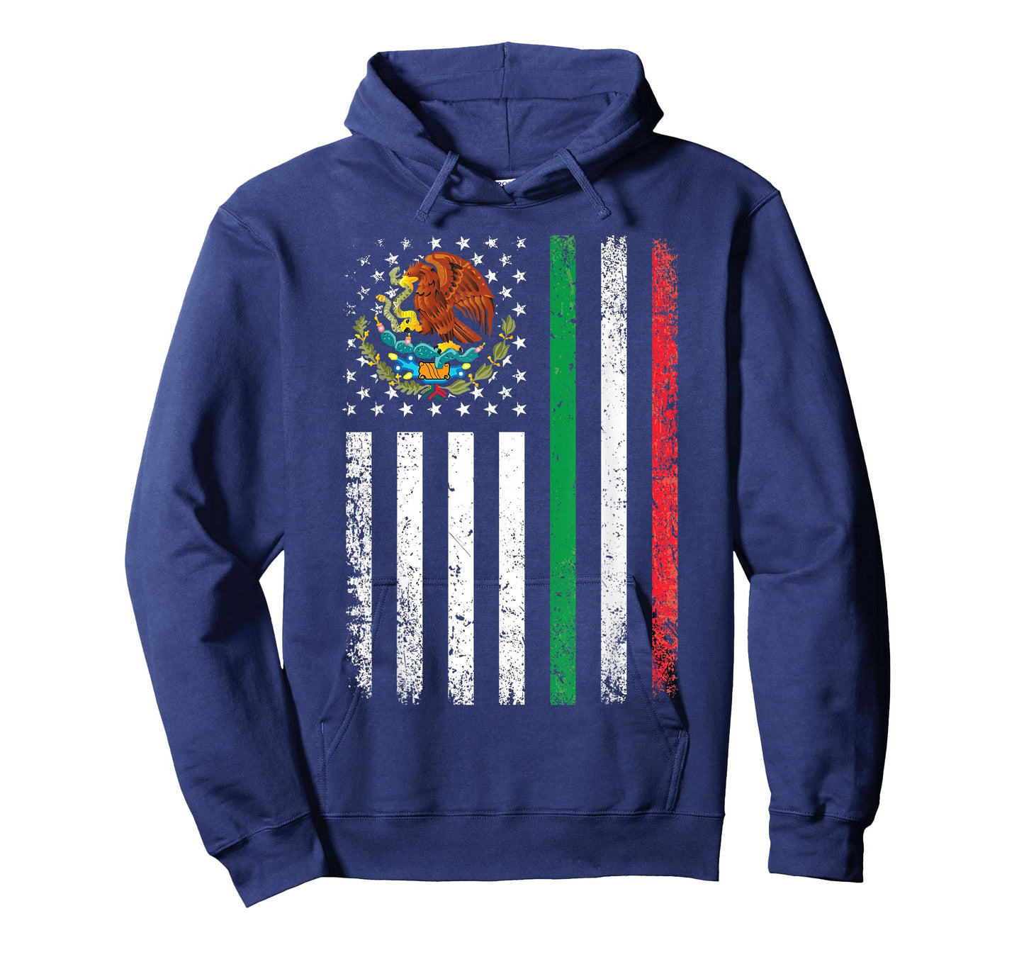 Mexican American Flag Mexican Roots Mexico America T-Shirt
