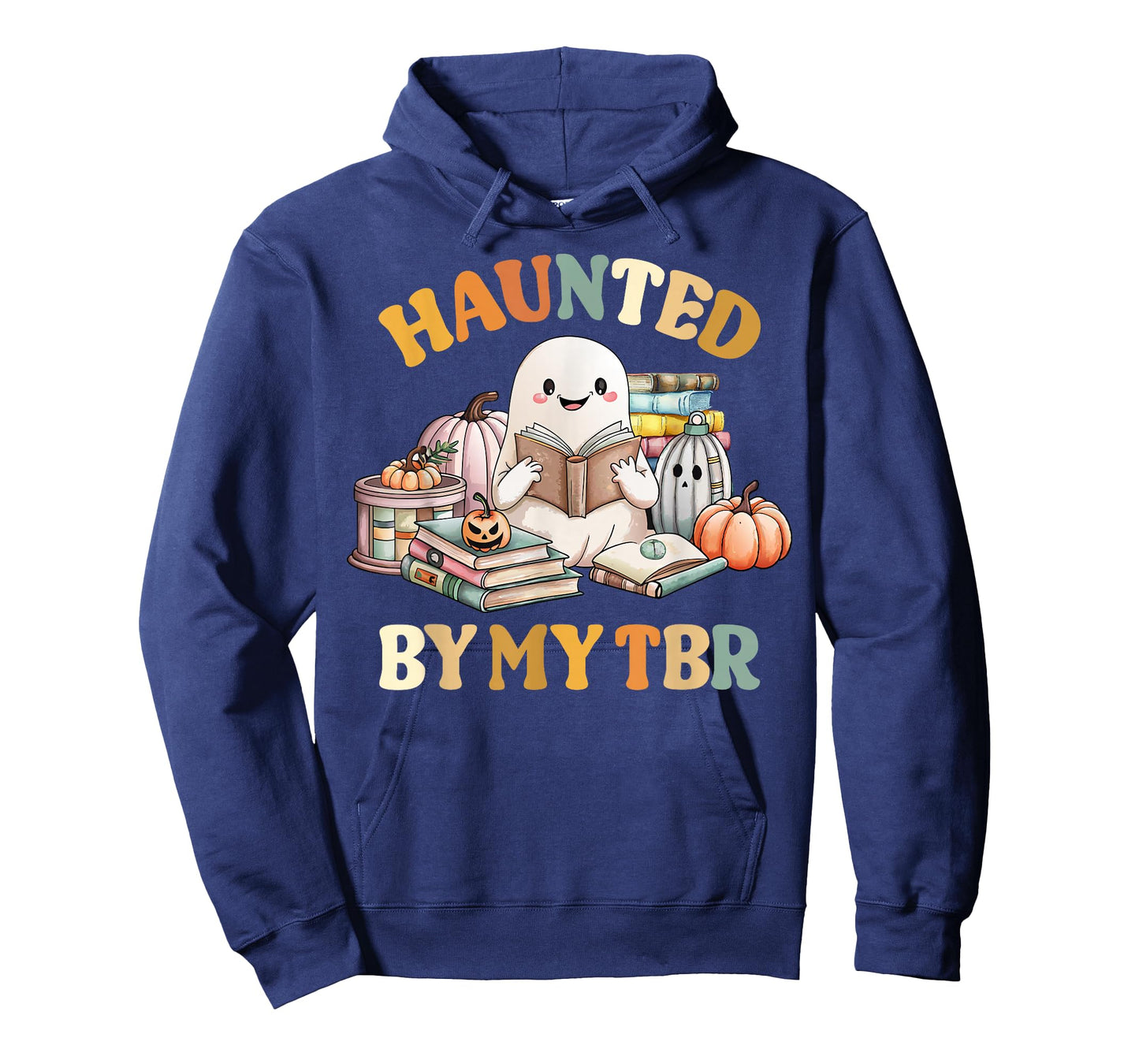 Haunted By My TBR Halloween Boo Book Lover Reading Teacher T-Shirt