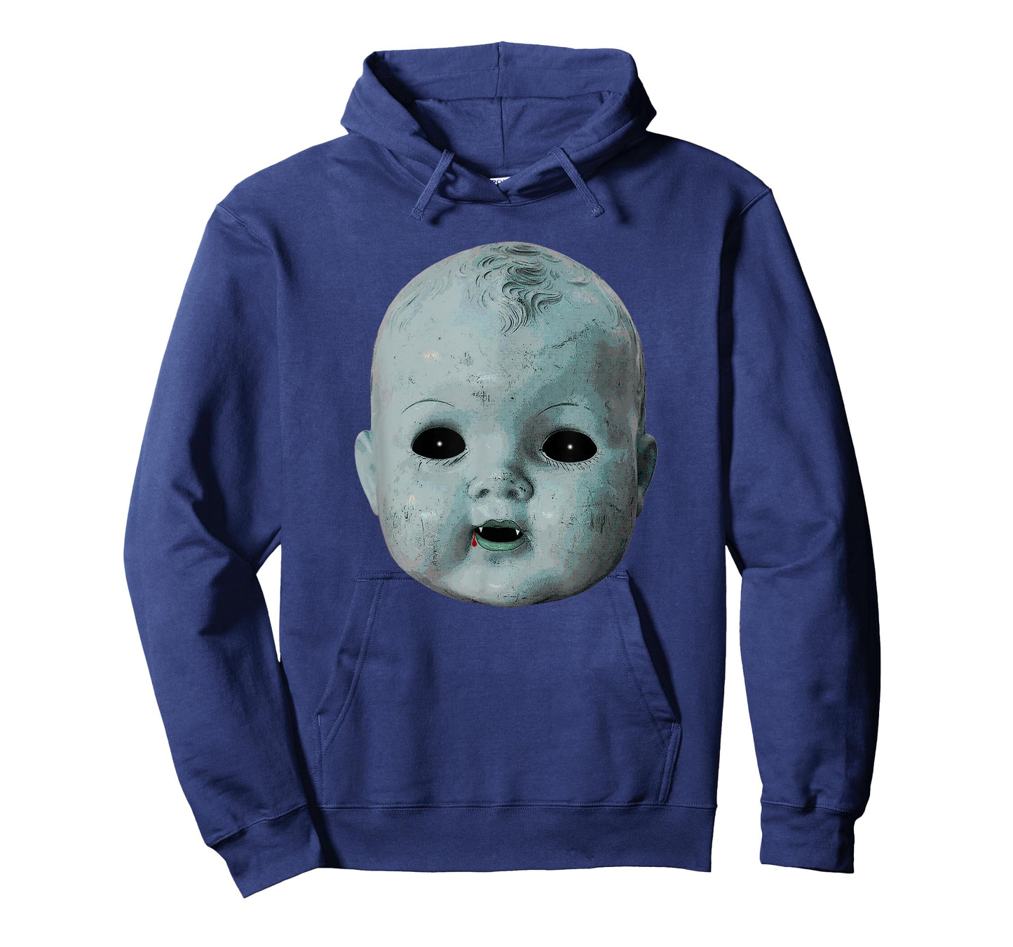 Scary Doll Head Ghost Creepy Halloween Vampire Baby Costume T-Shirt