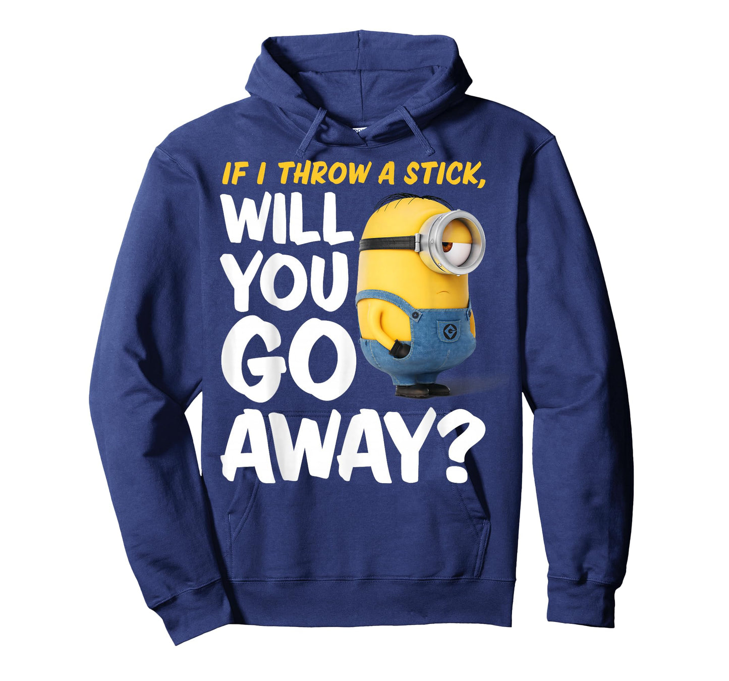 Despicable Me Minions Will You Go Away Graphic T-Shirt T-Shirt