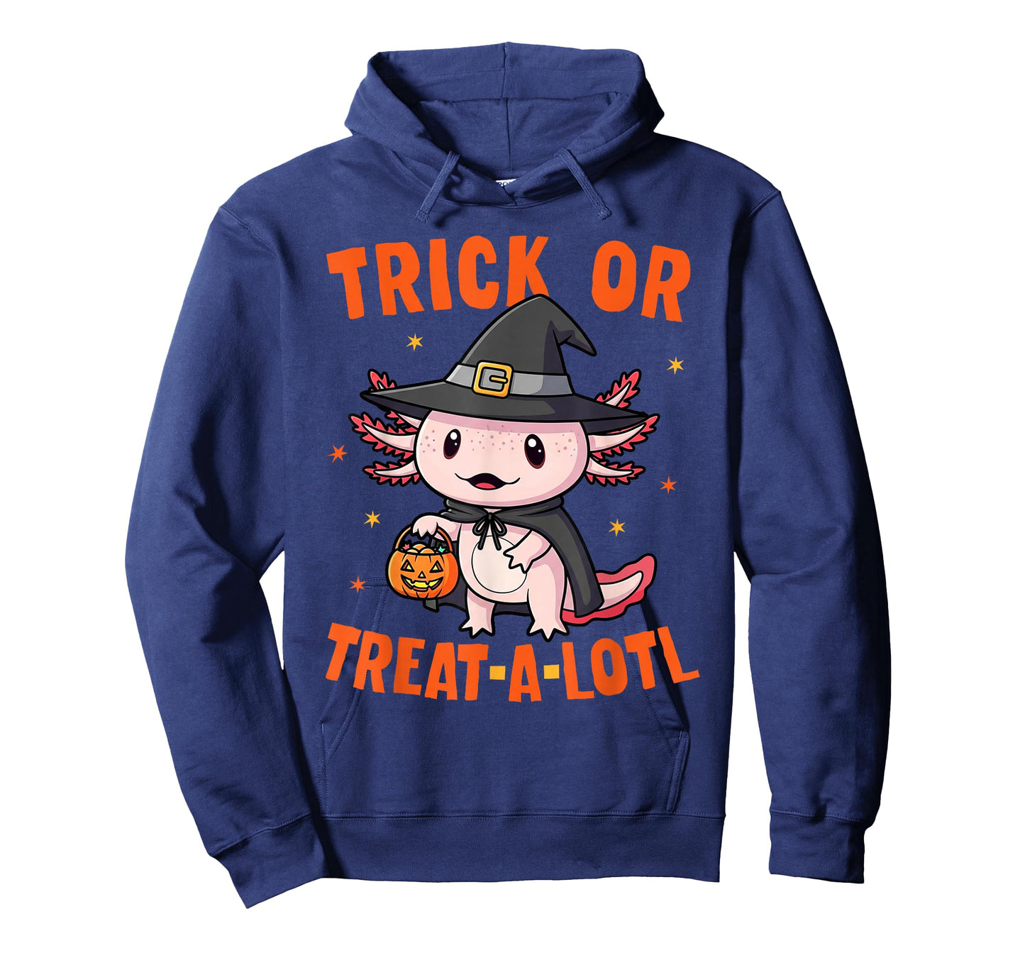 Trick or Treat A Lotl Axolotl Halloween Costume Witch Girls T-Shirt