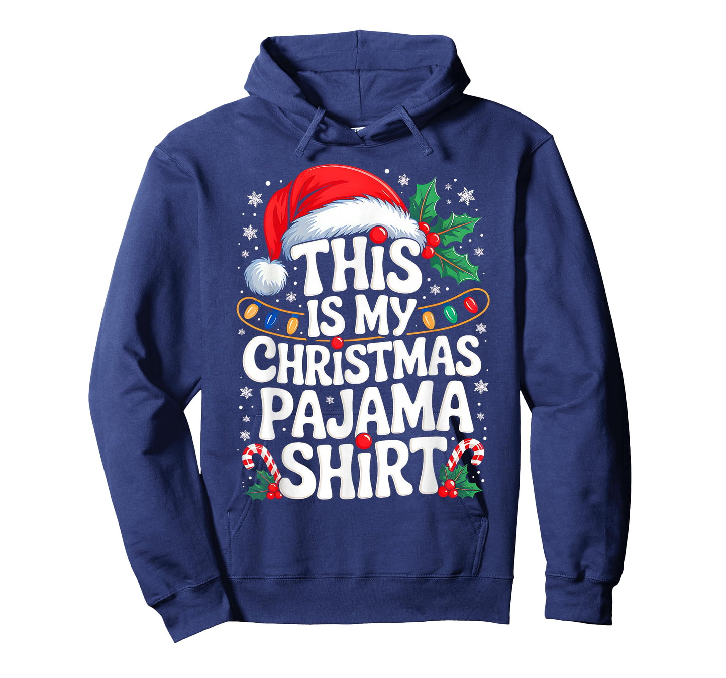 This is My Christmas Pajama Shirt Funny Xmas PJs Men Women T-Shirt
