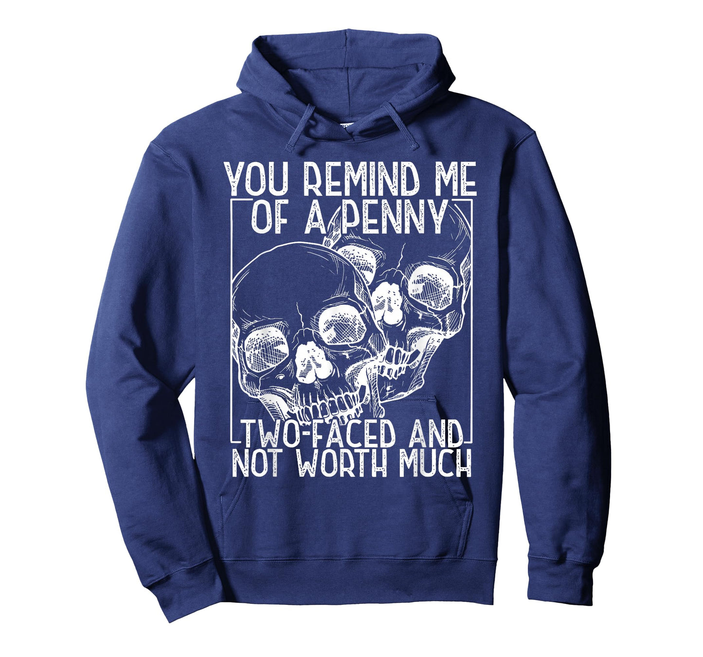 Skull You Remind Me of a Penny Happy Halloween Spooky Season T-Shirt
