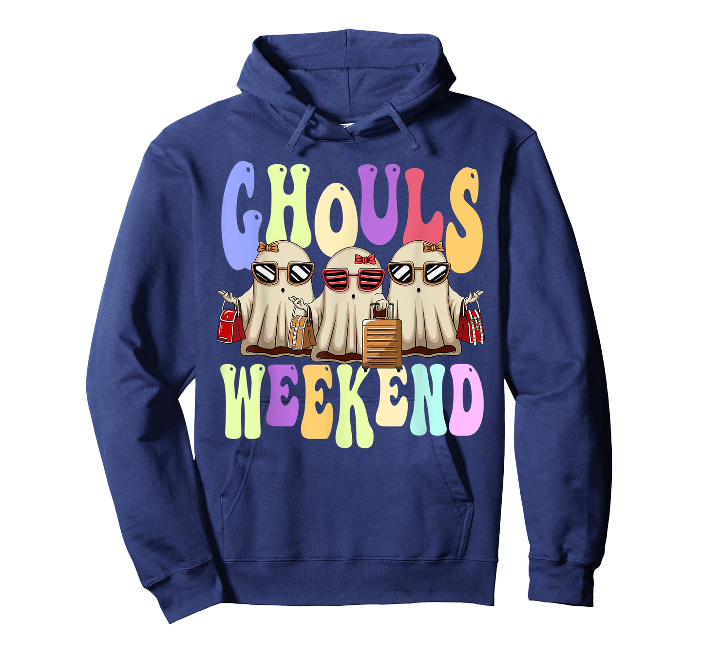Ghouls Weekend Women Spooky Ghost Halloween Girls Trip T-Shirt