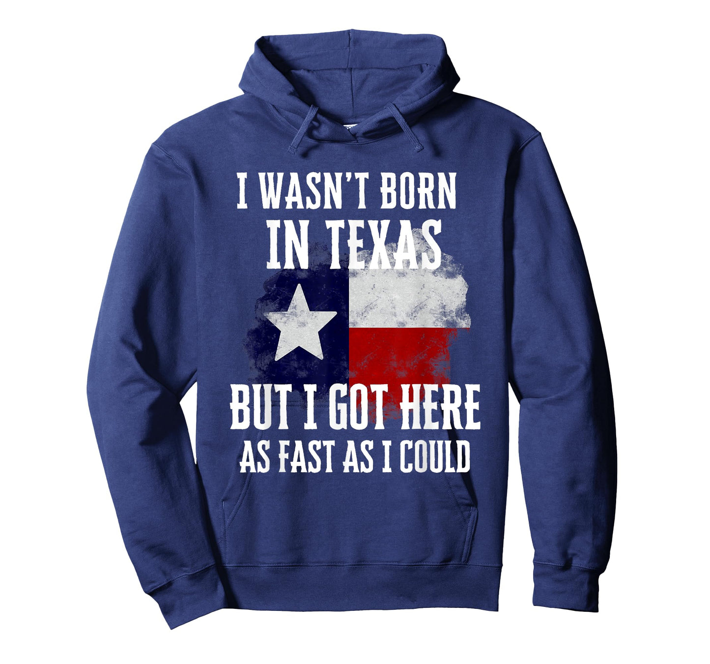 I Wasn't Born In Texas Transplant Patriotic Southern Pride T-Shirt