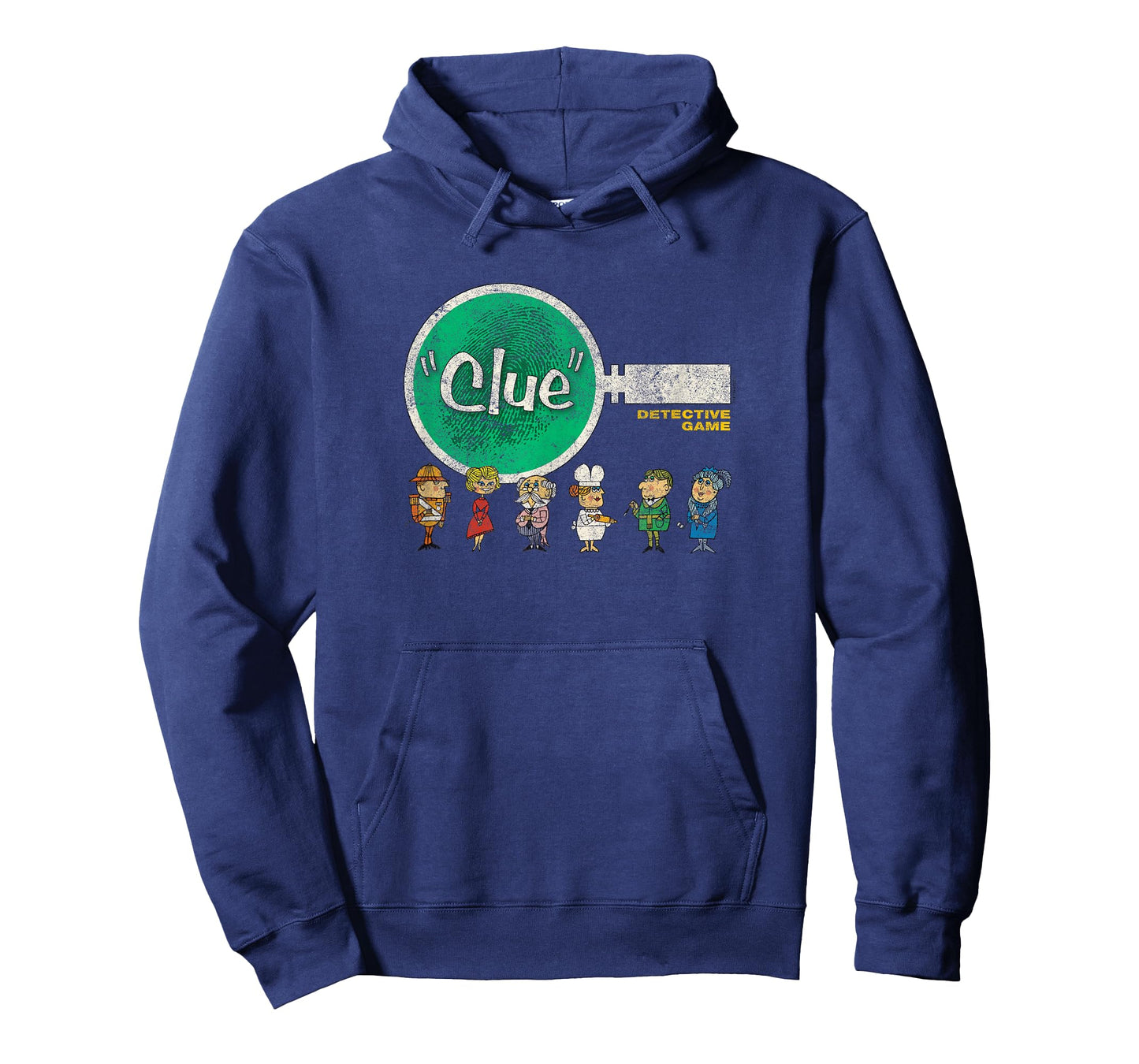 Clue Characters Retro Magnifying Glass Logo T-Shirt Small