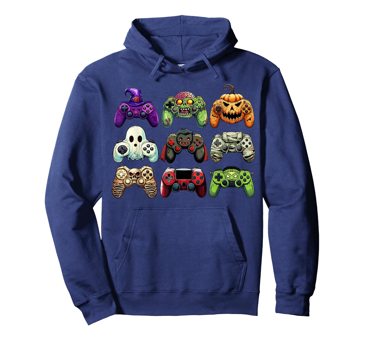 Halloween Skeleton Zombie Gaming Controllers Mummy Boys Kids T-Shirt