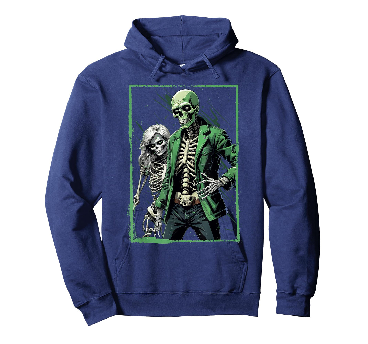 Colorful skull Couple Skeleton T-Shirt