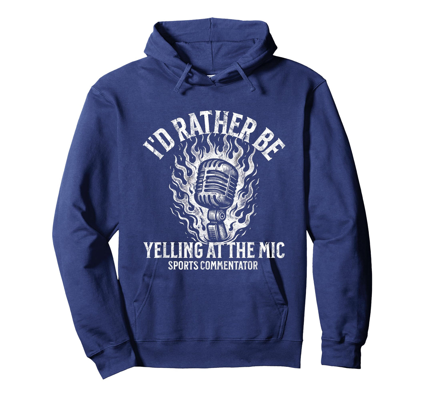 Sportscaster Podcast Host Mic Announcer Sports Commentator T-Shirt