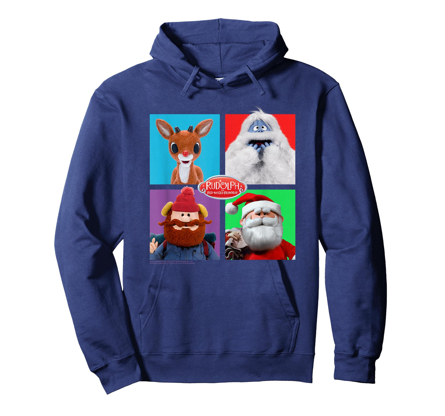 Rudolph and Friends Pop Art Portraits Retro Christmas T-Shirt