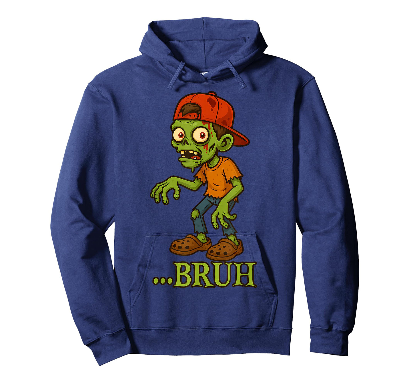 Funny Halloween Bruh Meme Zombie Spooky Costume Kid Teen Men T-Shirt