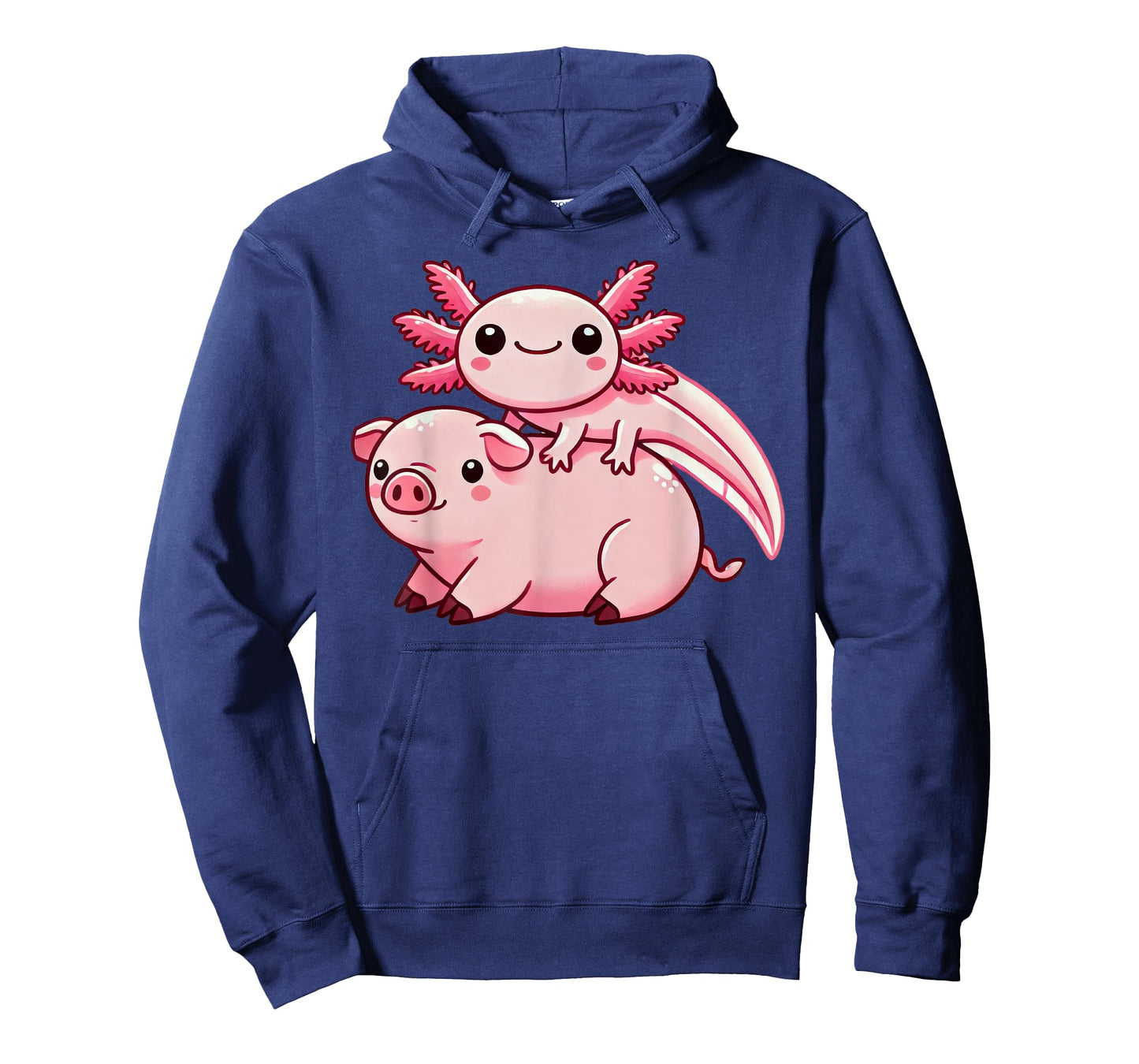 Anime Kawaii Axolotl Pig T-Shirt