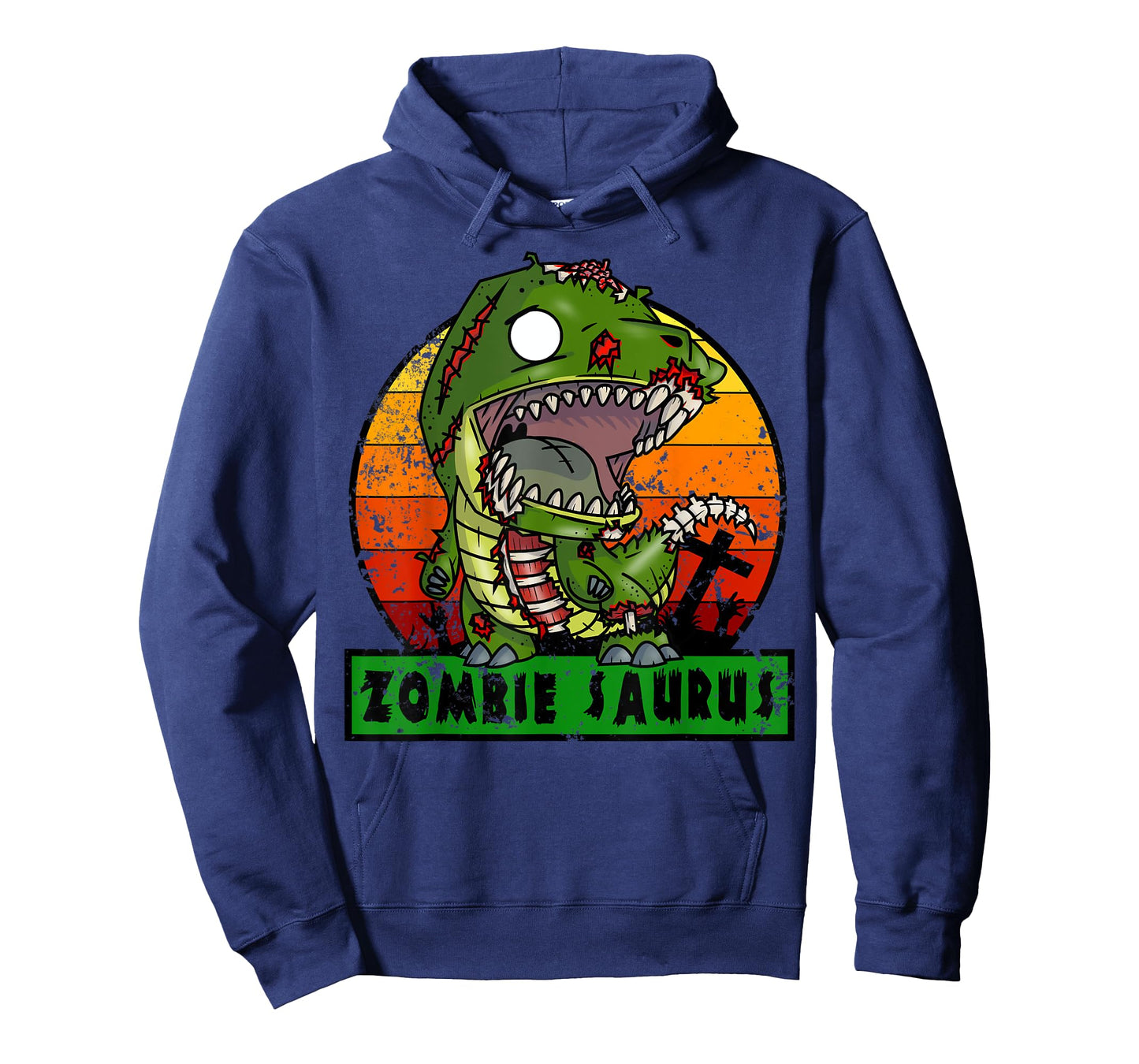 Zombie Saurus Zombiesaurus Dinosaur Halloween Costume Boys T-Shirt