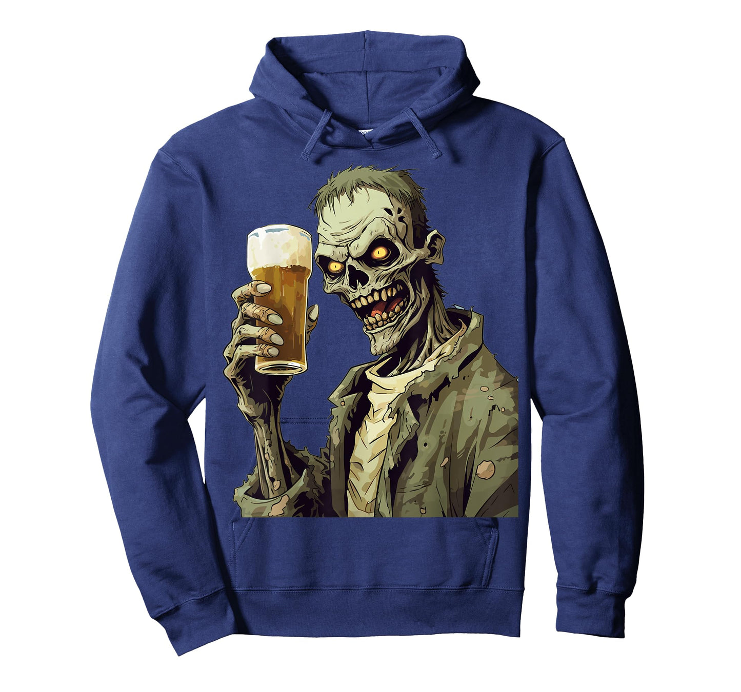 Halloween Zombie Drinking Beer T-Shirt