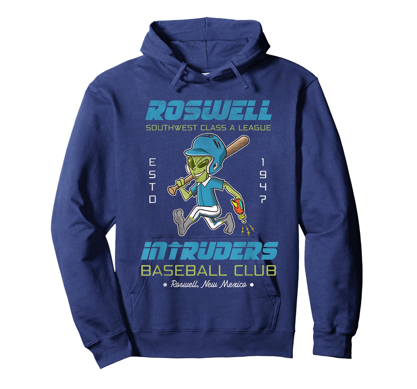 Roswell NM Intruders Minor League Retro Baseball Team T-Shirt