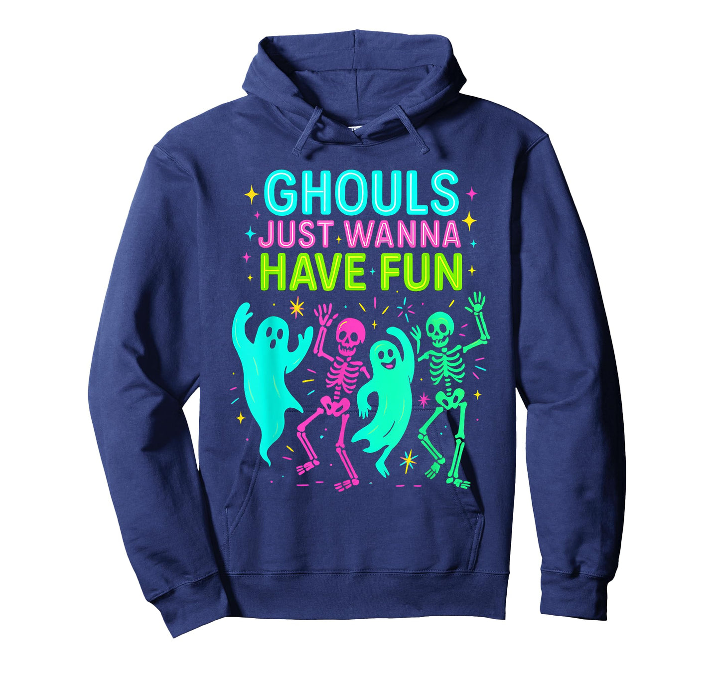 Funny 80s Halloween Ghouls Just Wanna Have Fun Retro Costume T-Shirt