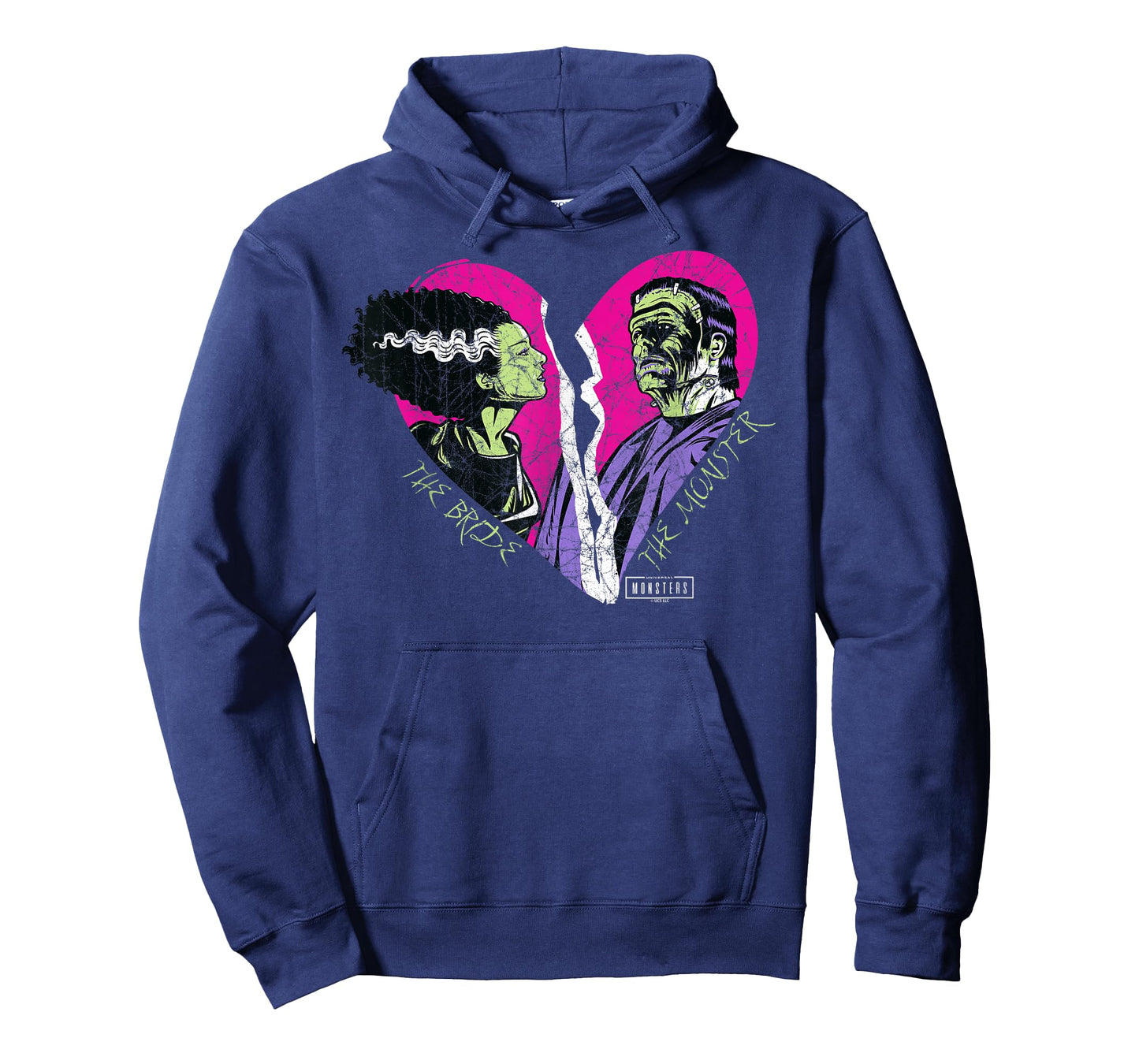 Universal Monsters The Bride & The Monster Heart T-Shirt