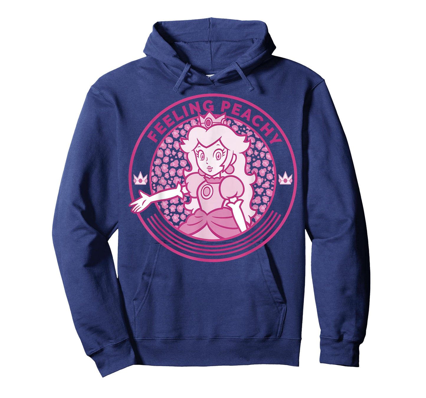 Super Mario Princess Peach Feeling Peachy Cheetah Print T-Shirt