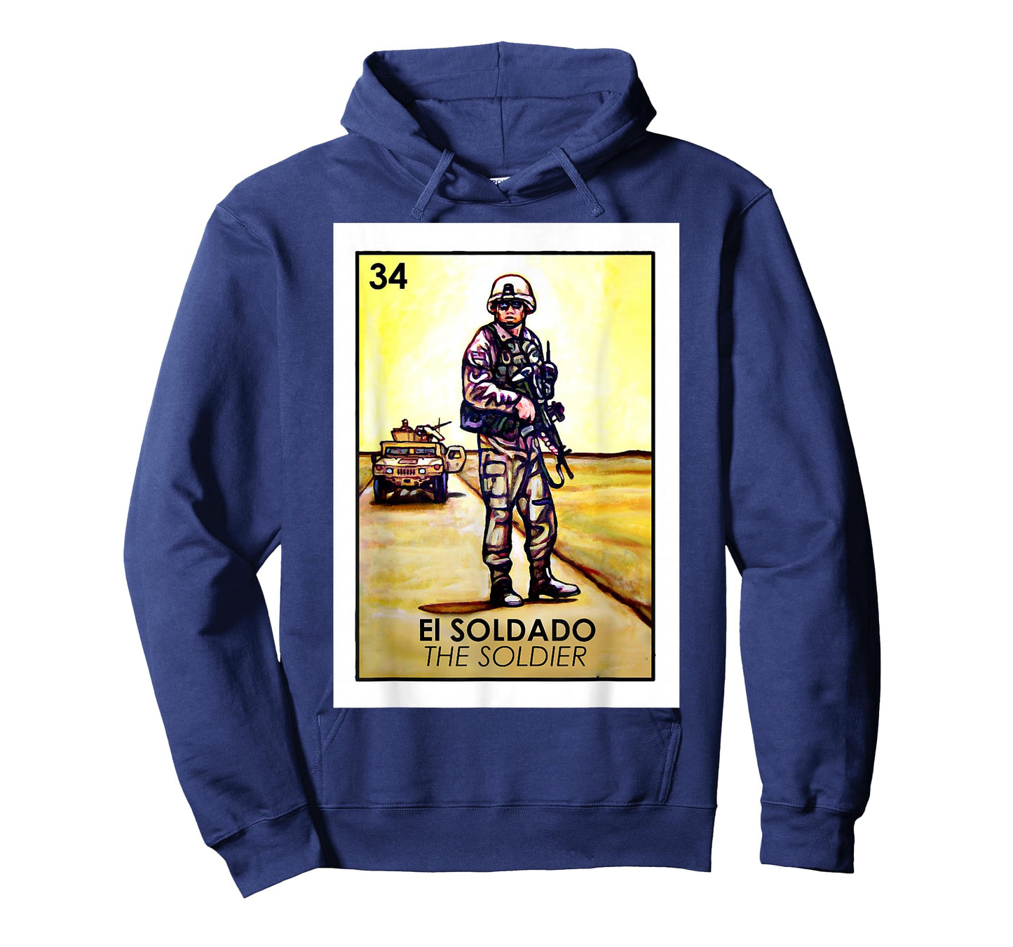 El Soldado Card Mexican Lottery Card T-Shirt