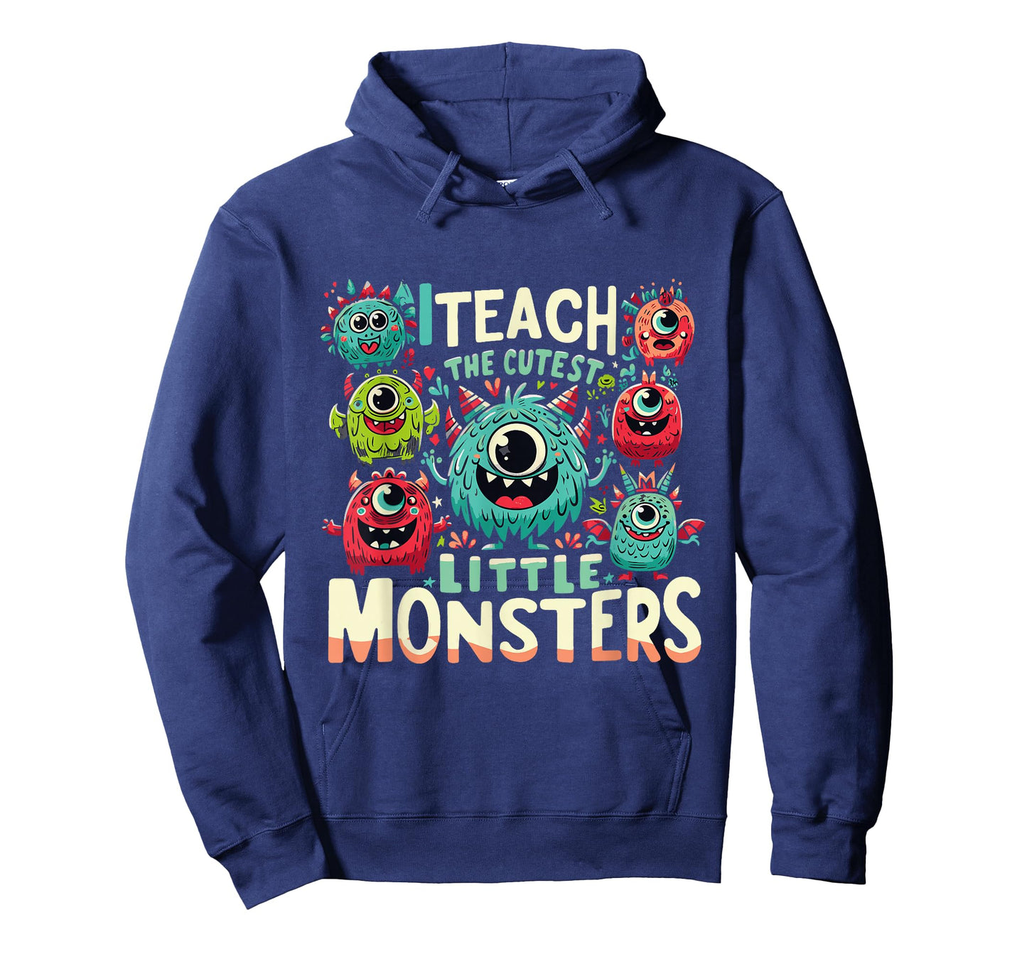 I Teach The Cutest Little Monsters Teacher Halloween Outfit T-Shirt