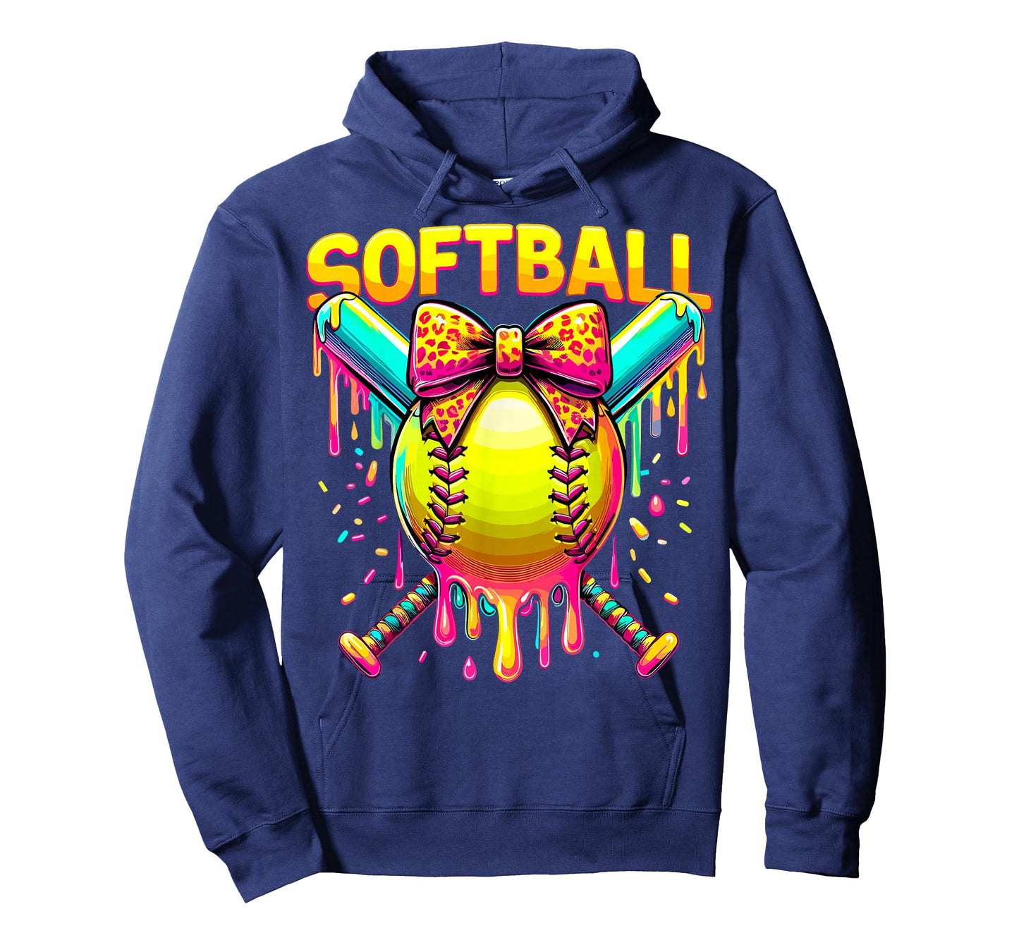 Softball Player Girl Drip T-Shirt
