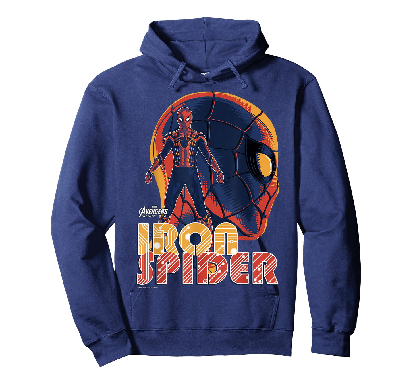 Marvel Infinity War Iron Spider Head Profile Graphic T-Shirt T-Shirt