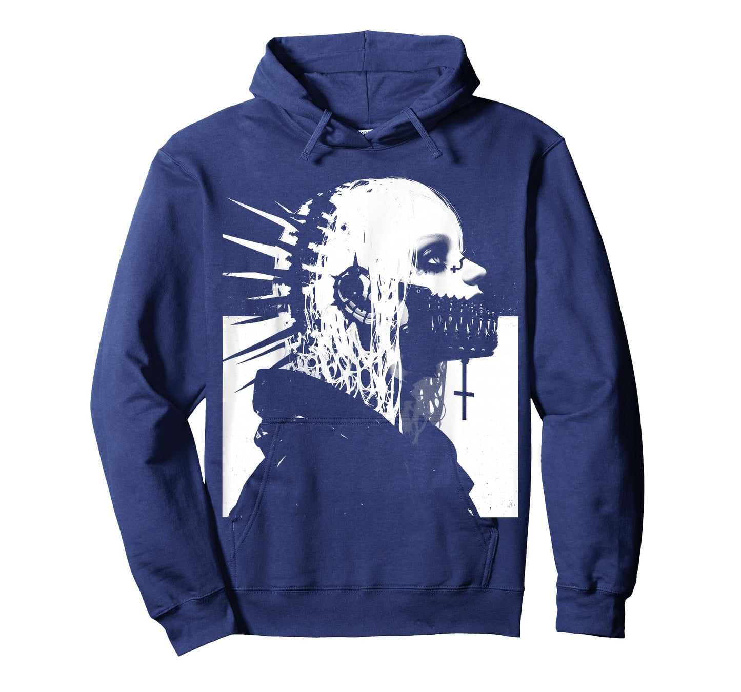Horror Techwear Ghoul Girl Cybergoth Gothic Anime Manga T-Shirt