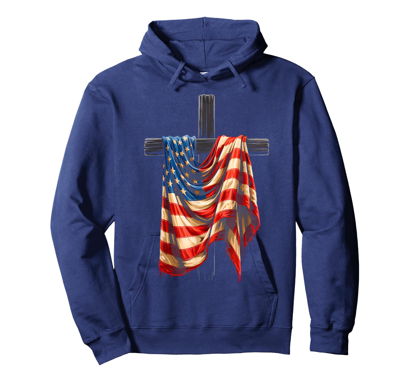 USA Flag Religious Quote 4th of July Christian Faith Patriot T-Shirt