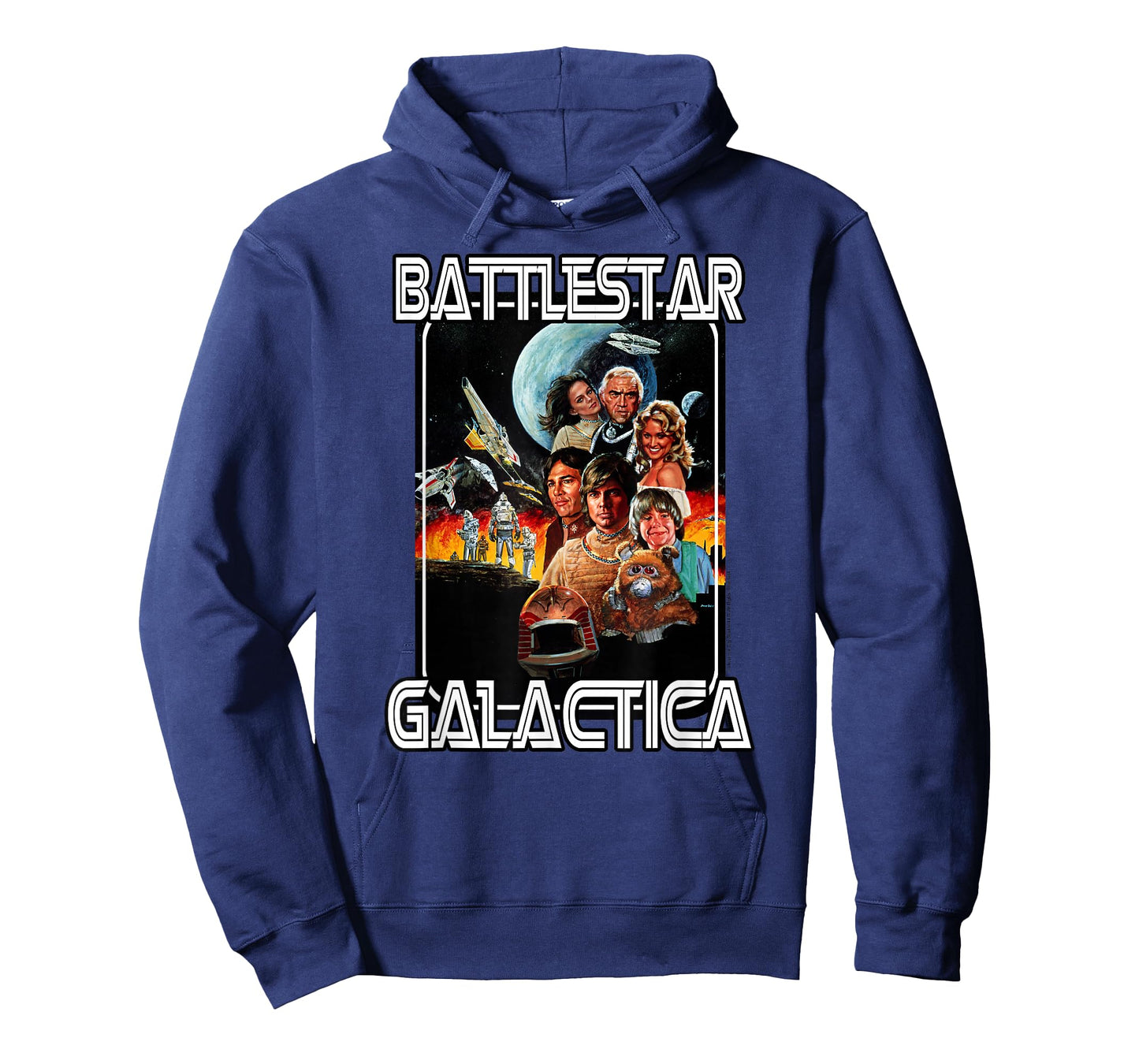 Battlestar Galactica Retro Poster T-Shirt Small