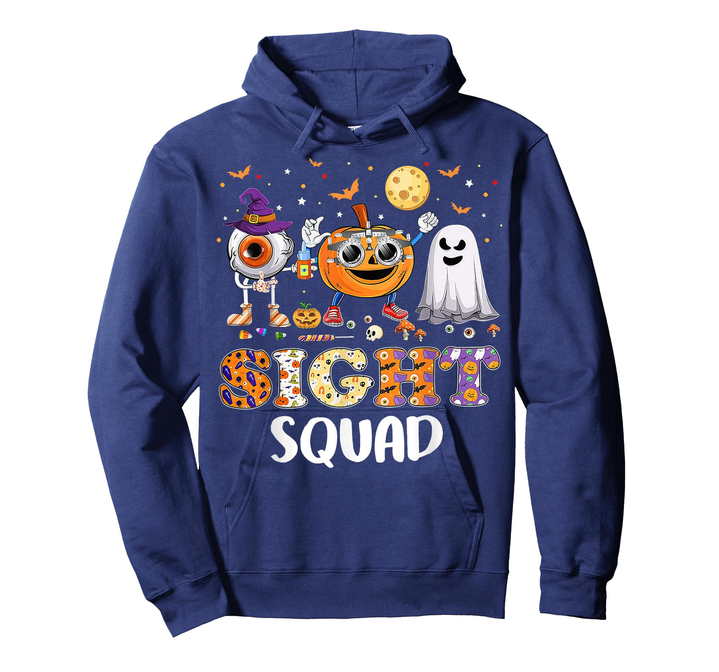 Optometrist Sight Squad Pumpkin Ghost Halloween Costume T-Shirt