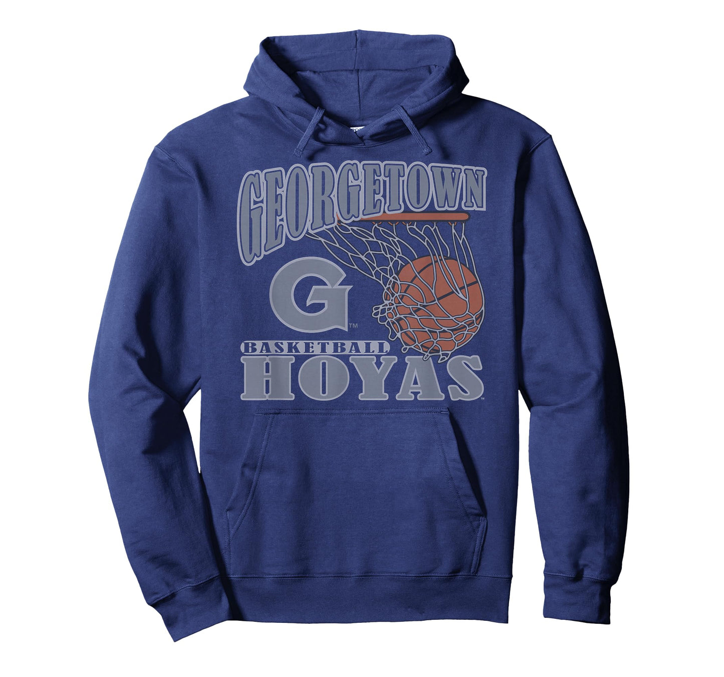 Georgetown Hoyas Basketball Vintage Lift Navy T-Shirt
