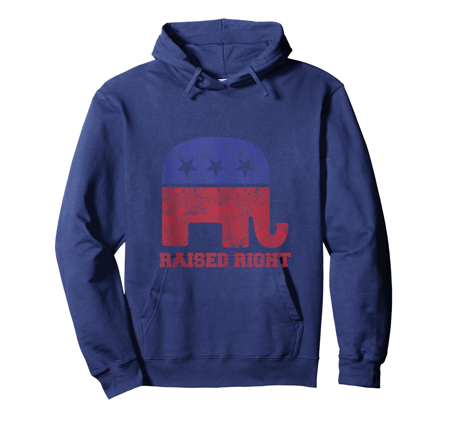 Raised Right! Republican Elephant Vintage Logo Tank Top