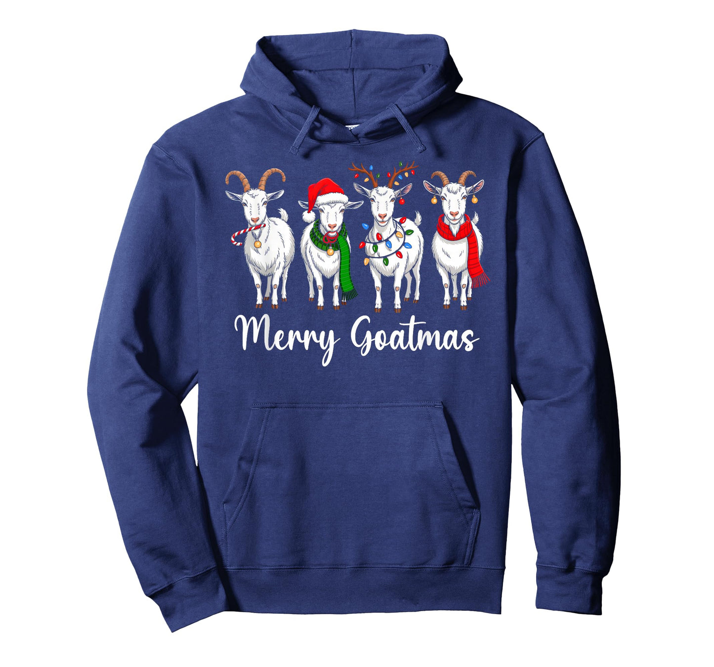 Merry Goatmas Santa Xmas Farm Animal Farmer Goat Christmas T-Shirt