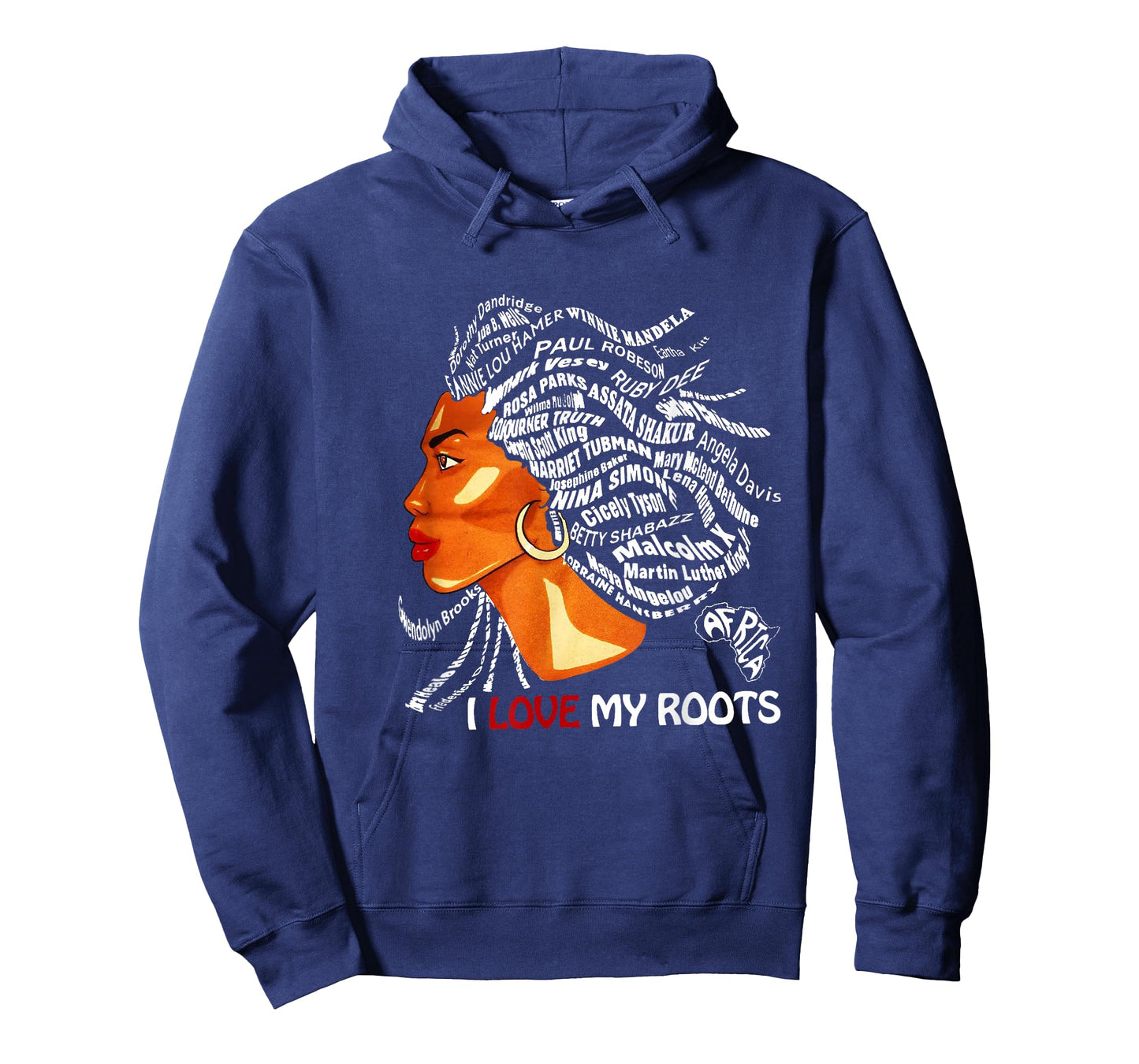 I Love My Roots T-Shirt - Patriotic Black History Month T-Shirt