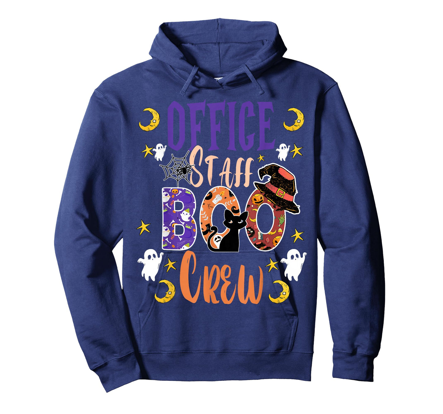 Office Staff Boo Crew matching fun Halloween costume T-Shirt