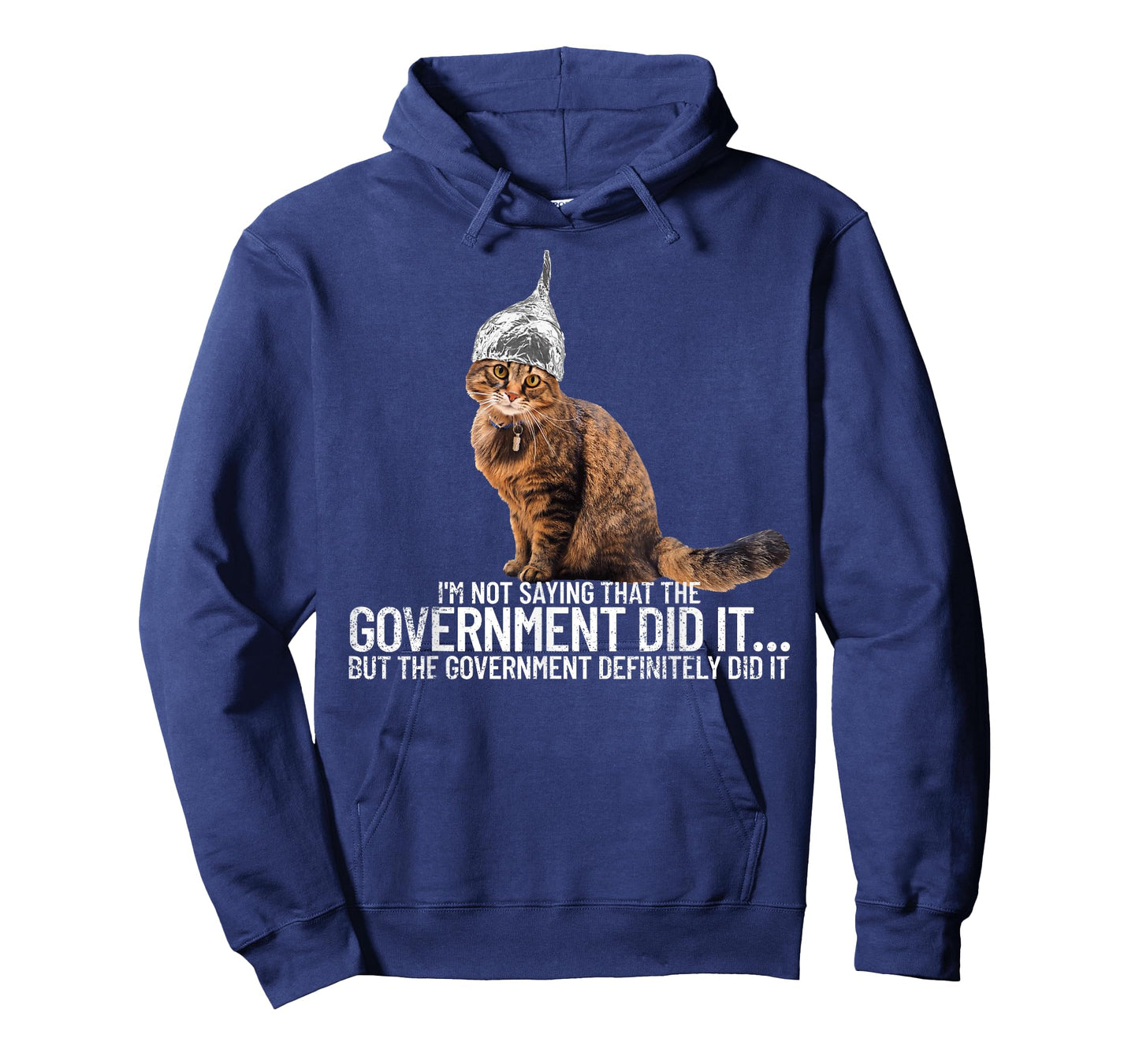 Conspiracy Cat Government Conspiracy Theory Tin Foil Hat T-Shirt